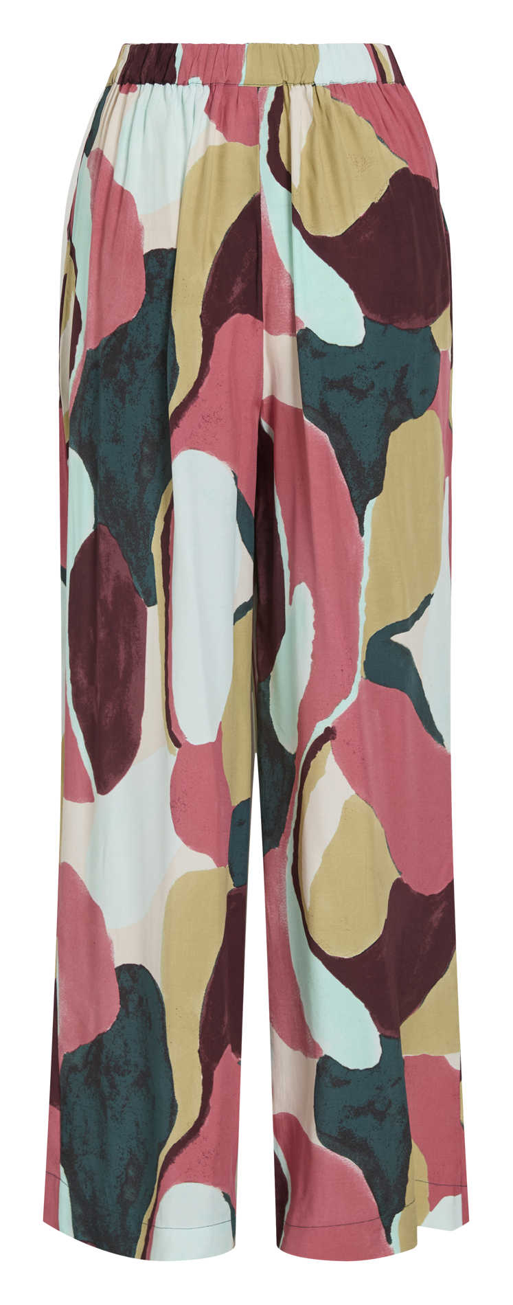 Pantalon droit imprimé VILA Rouge