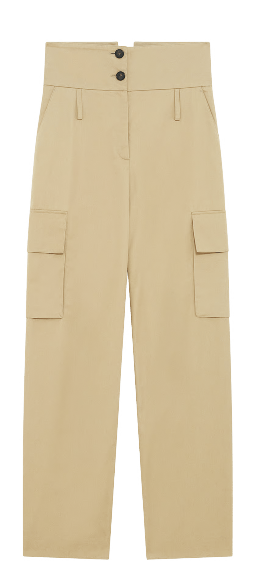 Pantalon droit en coton IRO Gris