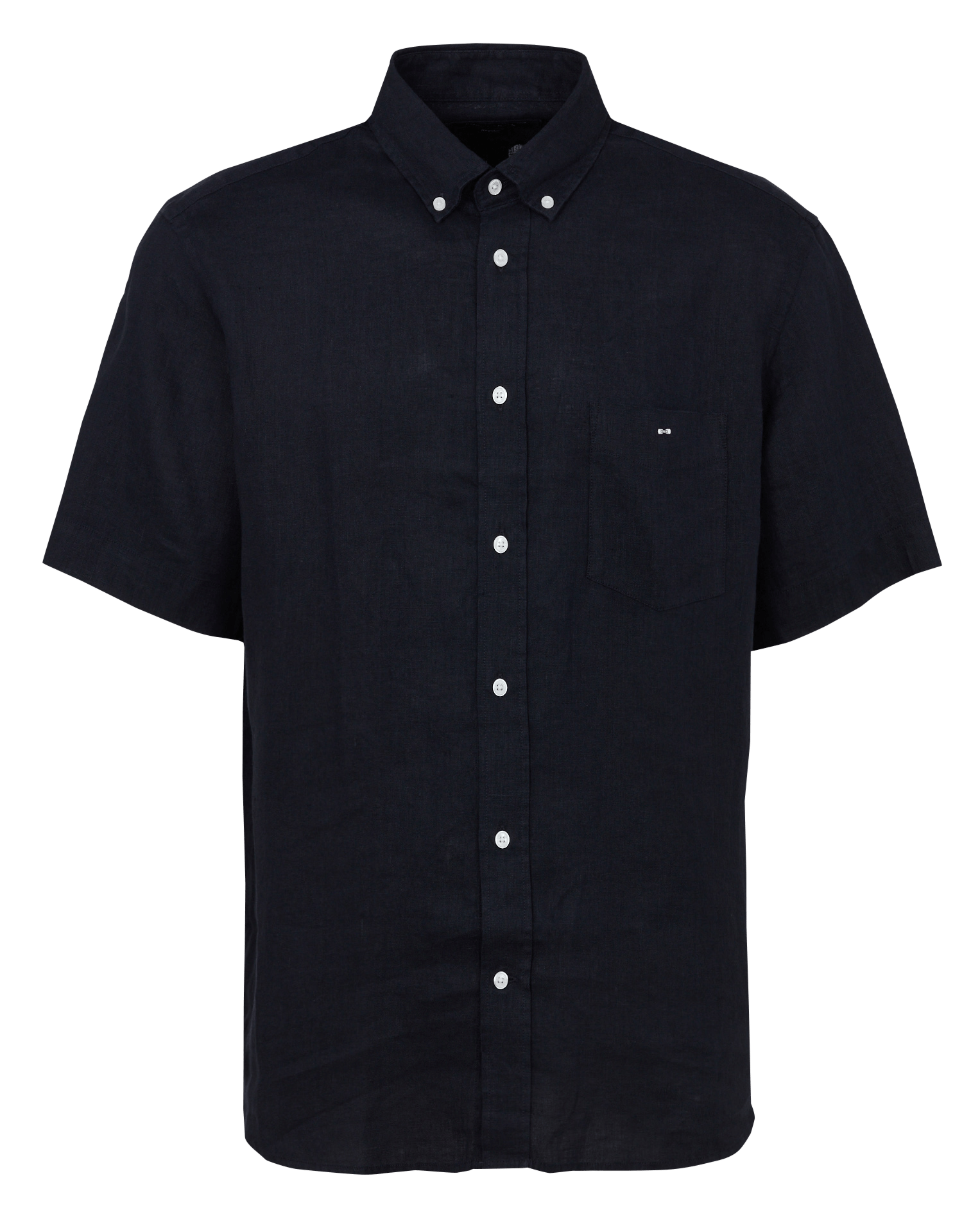 Gerade geschnittenes Leinenhemd EDEN PARK Blau