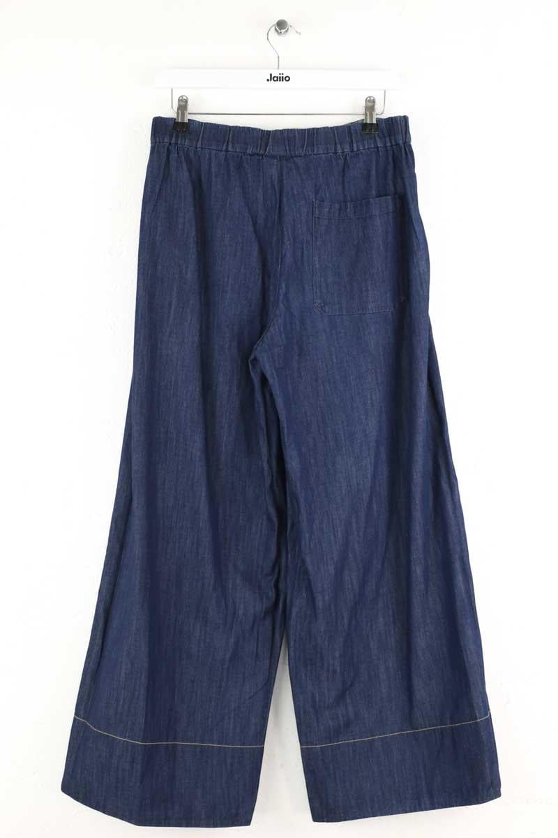 Wide trousers MAX MARA - Seconde Main Blue