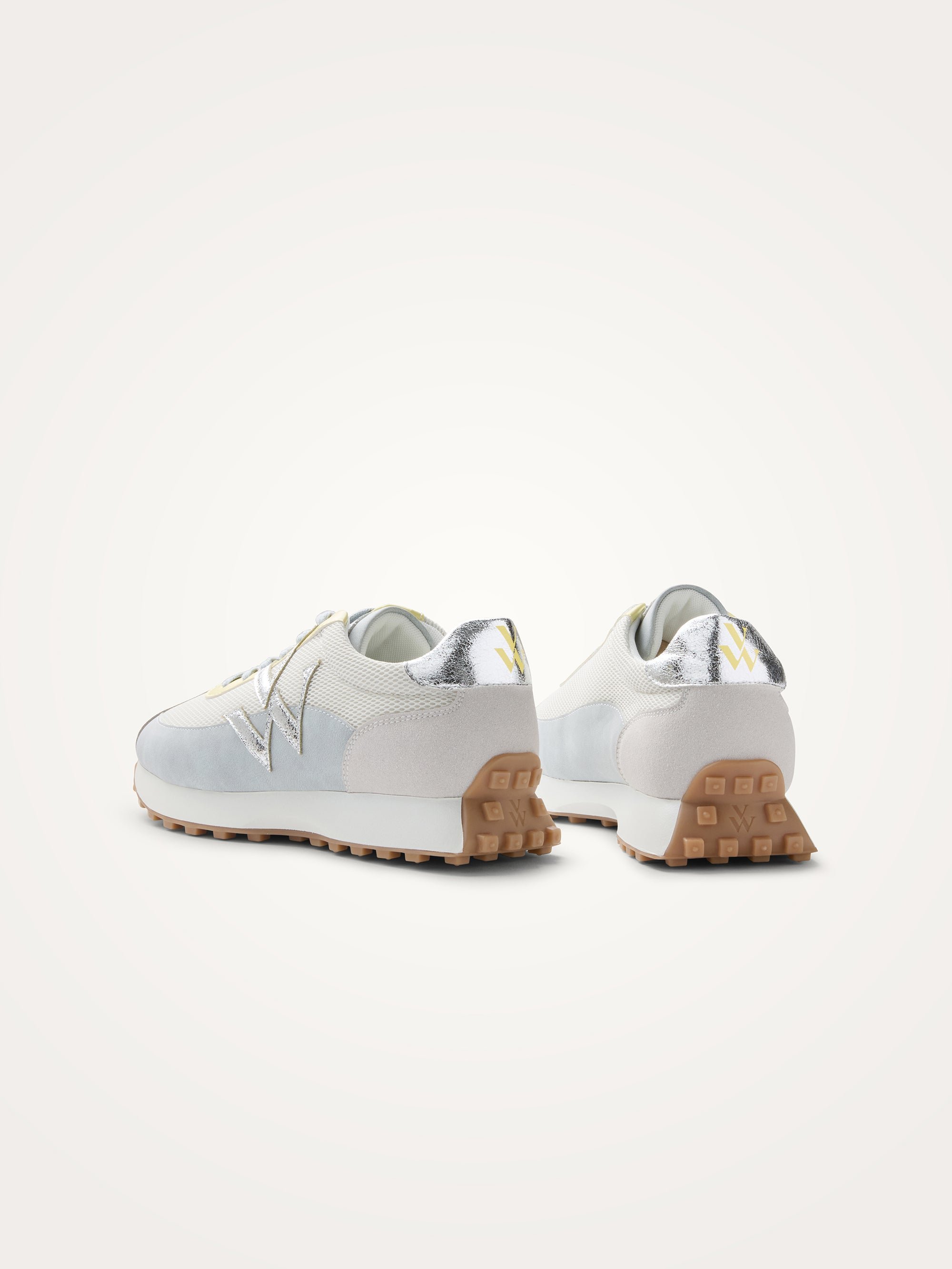 Sneakers with monogram on running sole VANESSA WU Blue