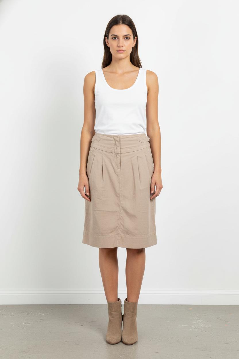 Short & midi skirt COMPTOIR DES COTONNIERS - Seconde main Beige