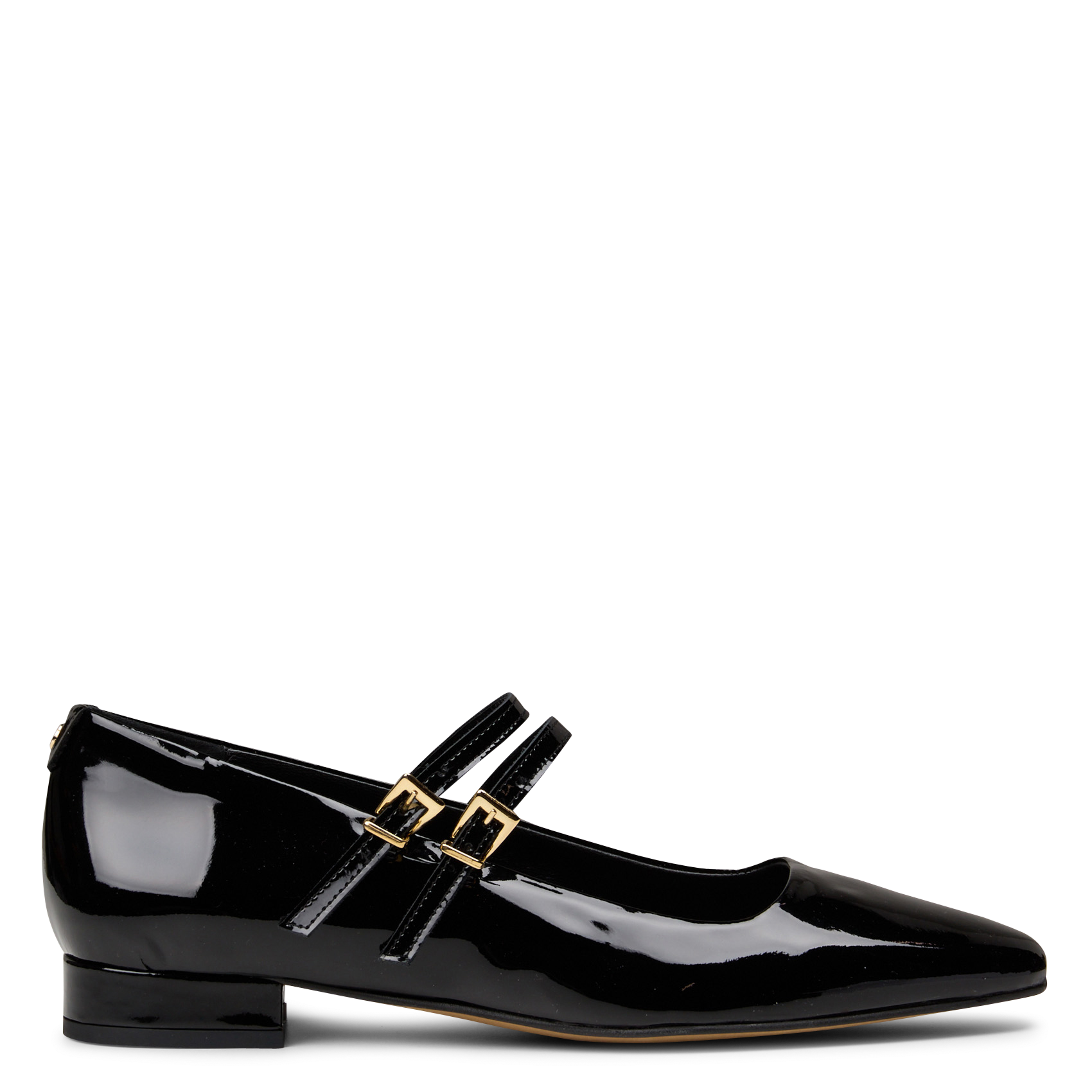 Riemchenballerinas aus Lackleder COSMOPARIS Schwarz