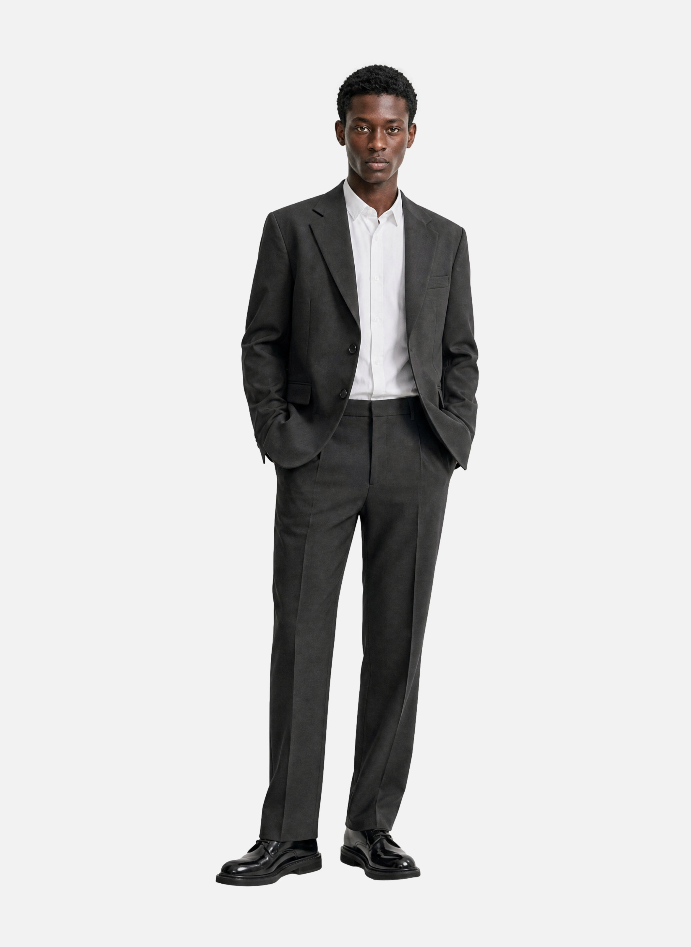 Navy wool suit jacket THE KOOPLES Grey
