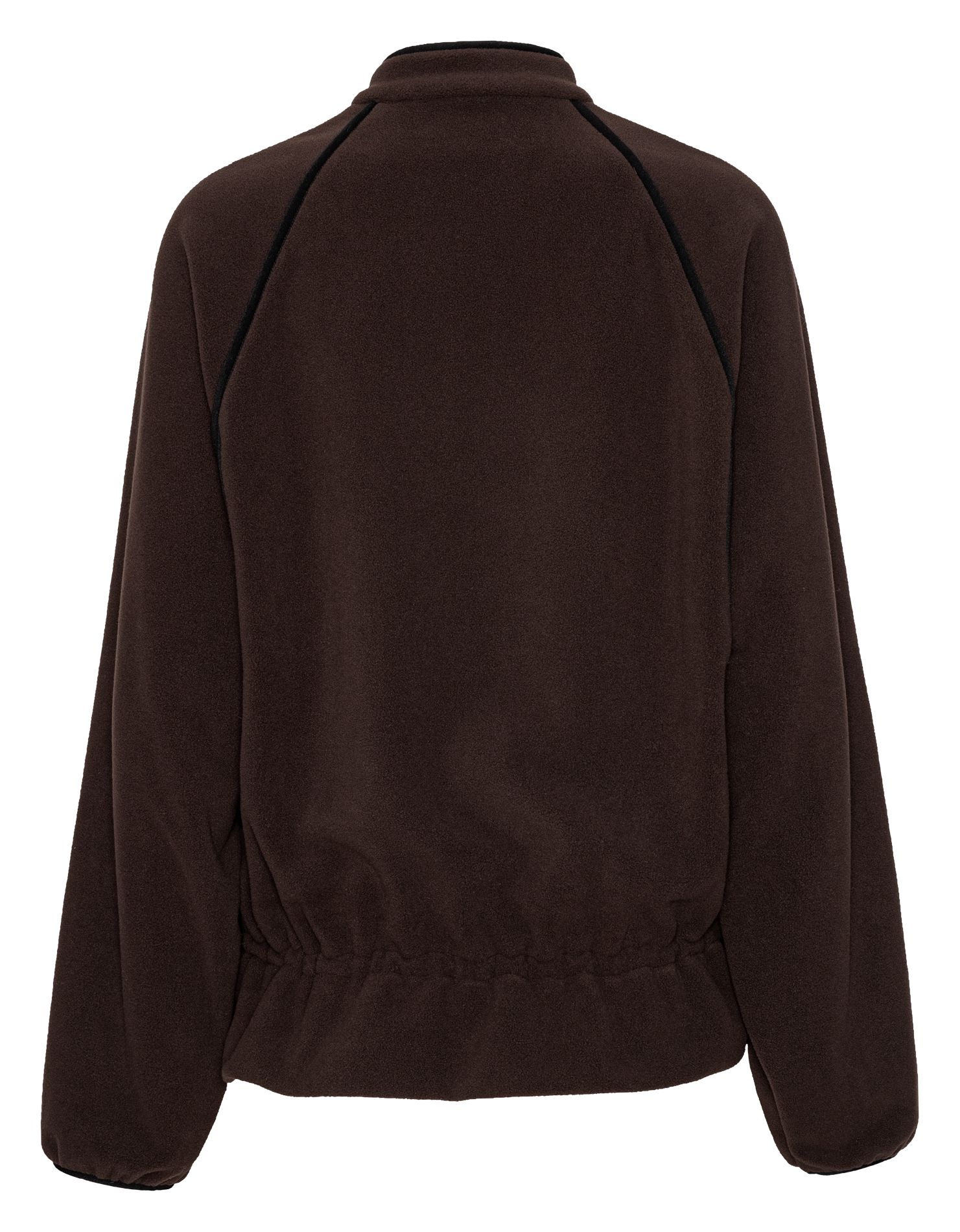 Plain loose-fit sweatshirt with a high neck ROTATE Brown