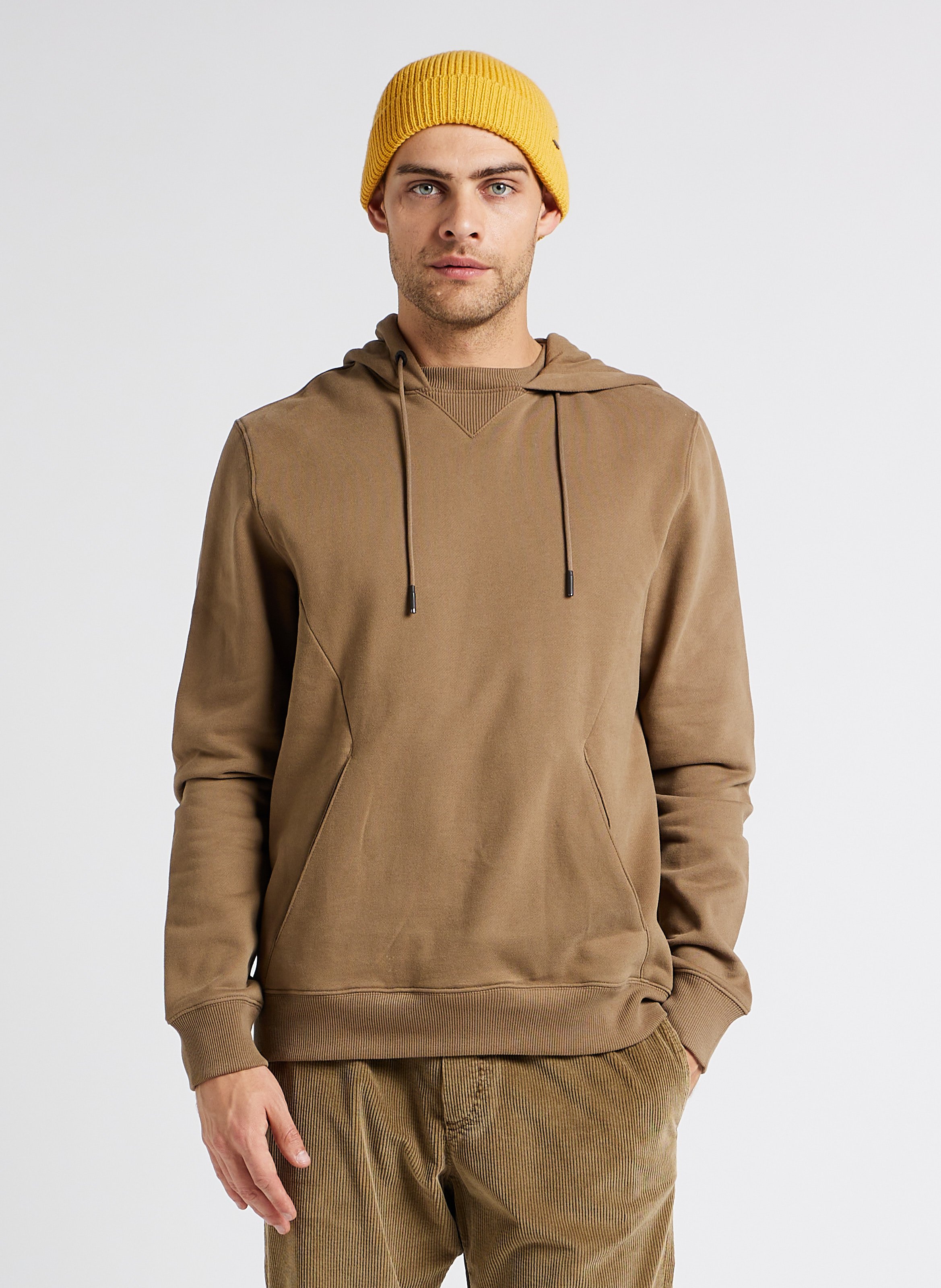 Sweat a discount capuche long homme