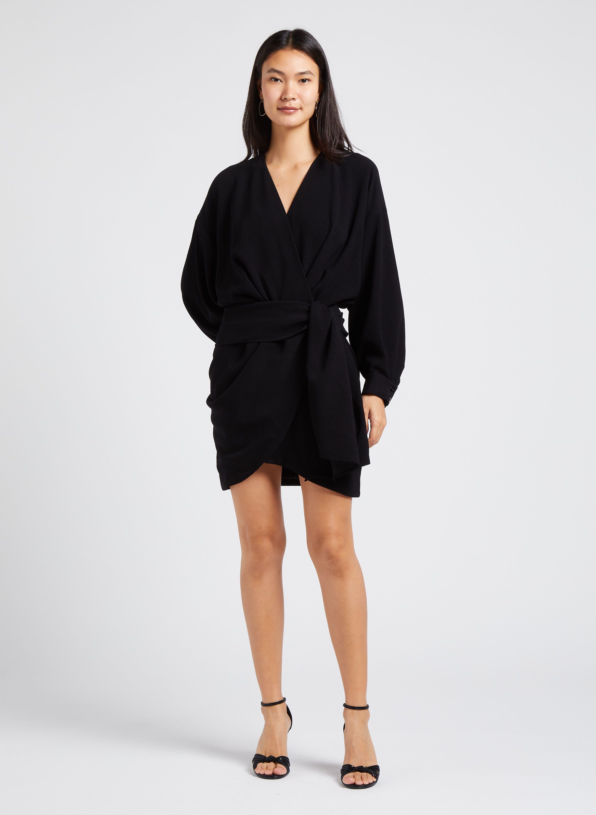 Robe Courte D collet V Marilou Black Iro Femme Place des