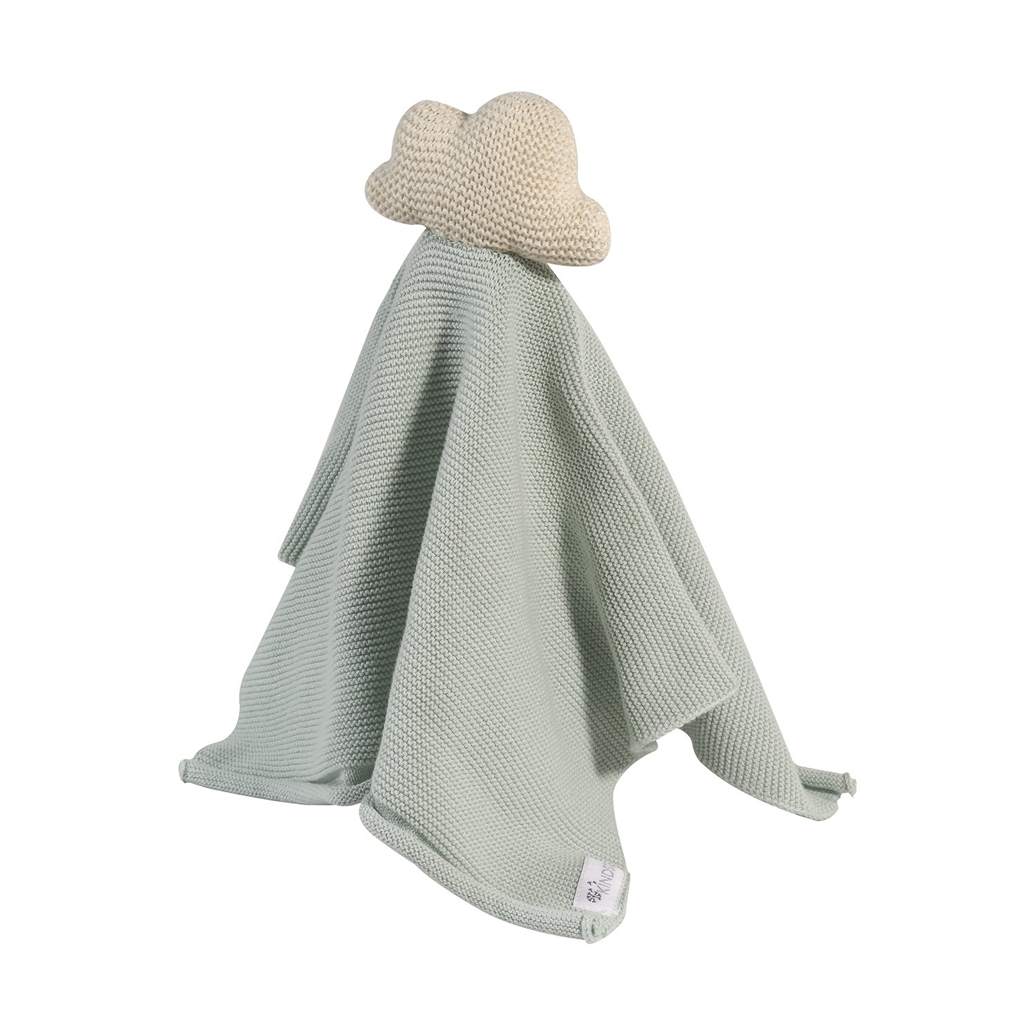 Sheep cotton comforter with rattle KINDSGUT