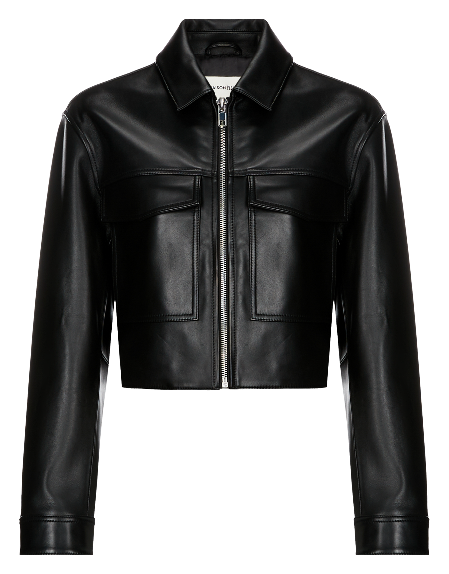 Diantre - Kurzer Lederblouson SAISON 1865 Schwarz