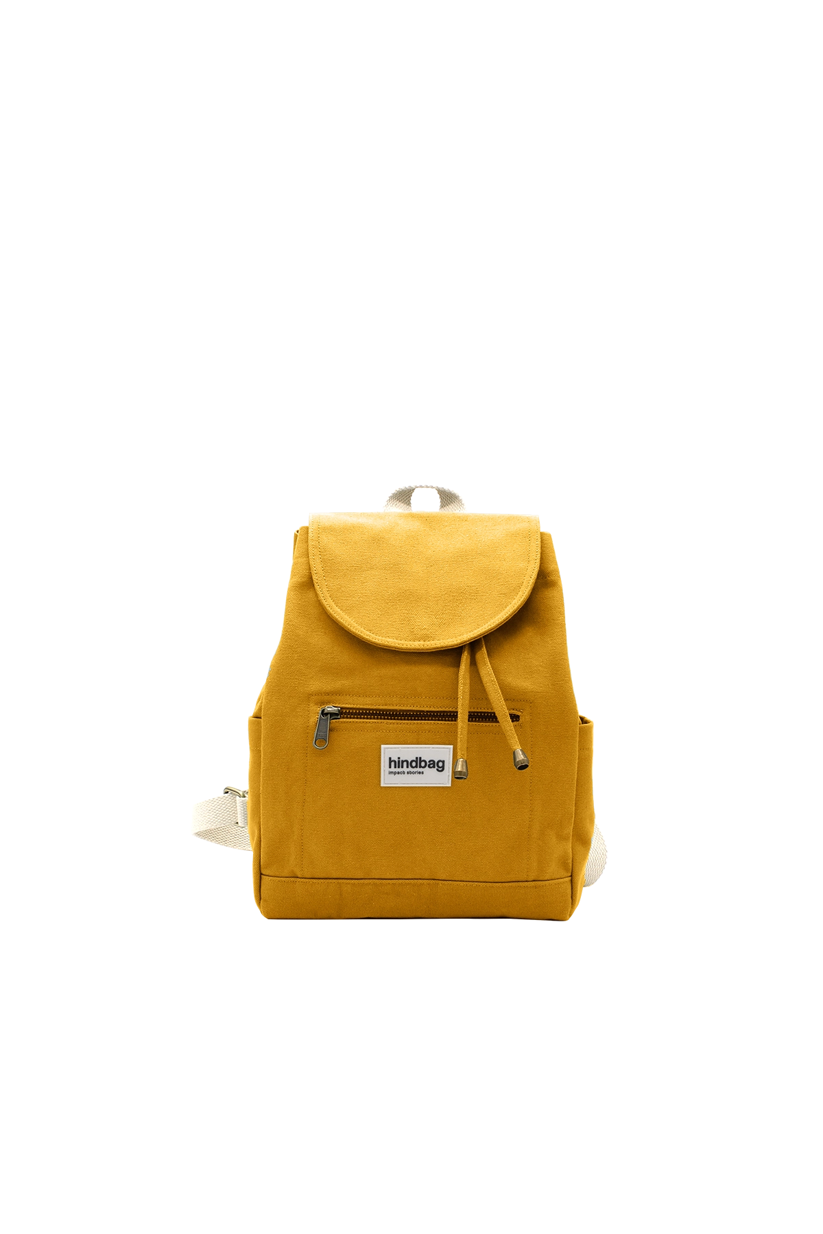 Cotton backpack HINDBAG Yellow