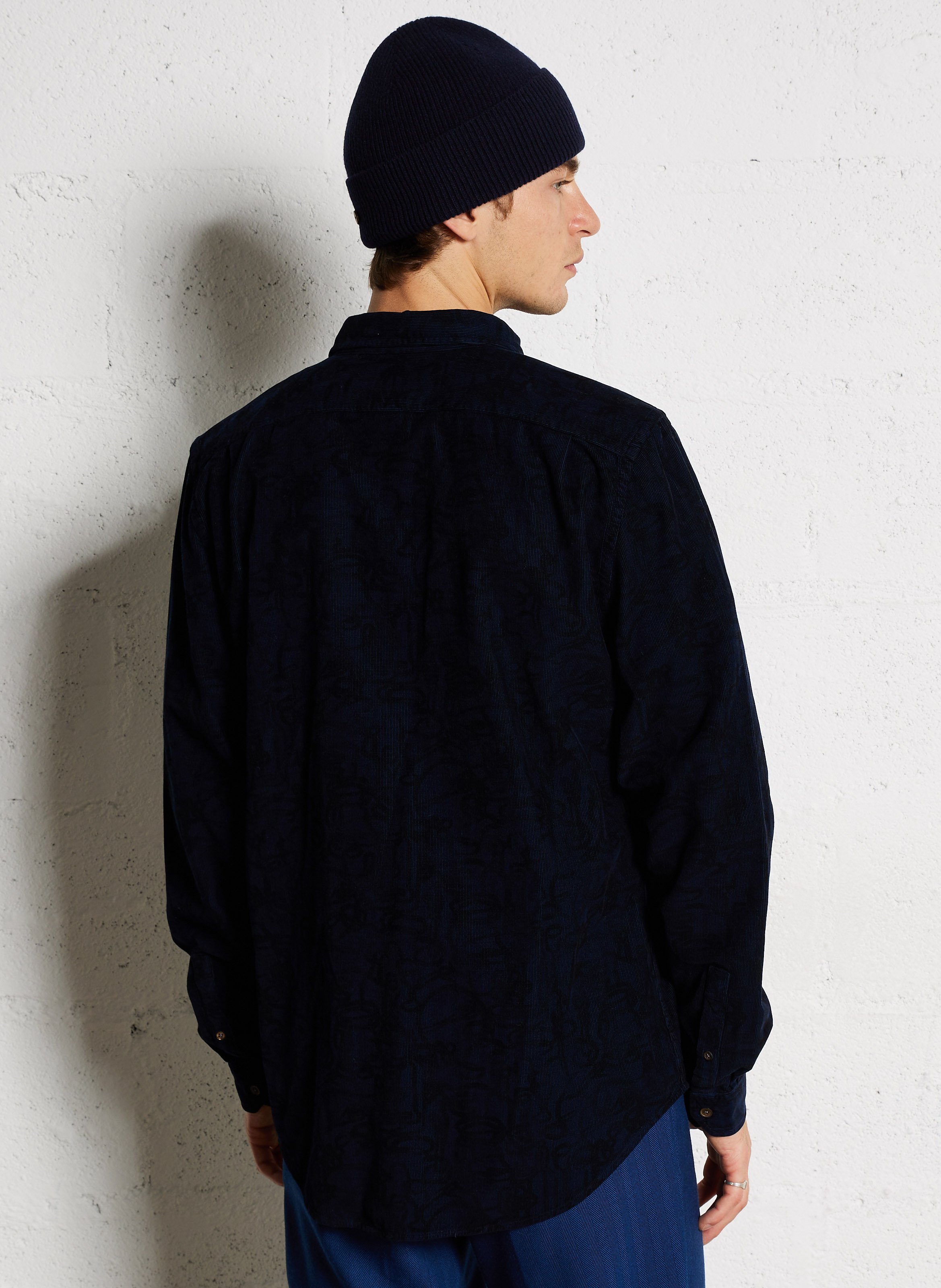 Corduroy shirt with classic collar PAUL SMITH Blue