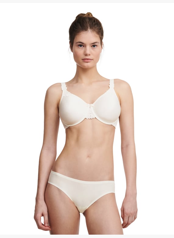 Moulded full-cup bra | White by CHANTELLE Moulded full-cup bra White