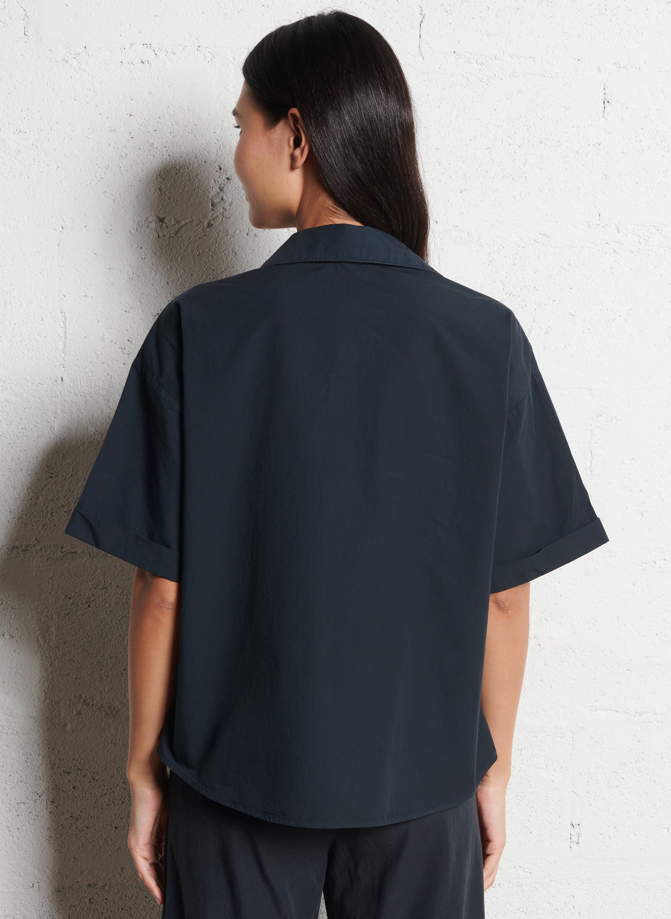 Chemise ample manches courtes  DIEGA Bleu