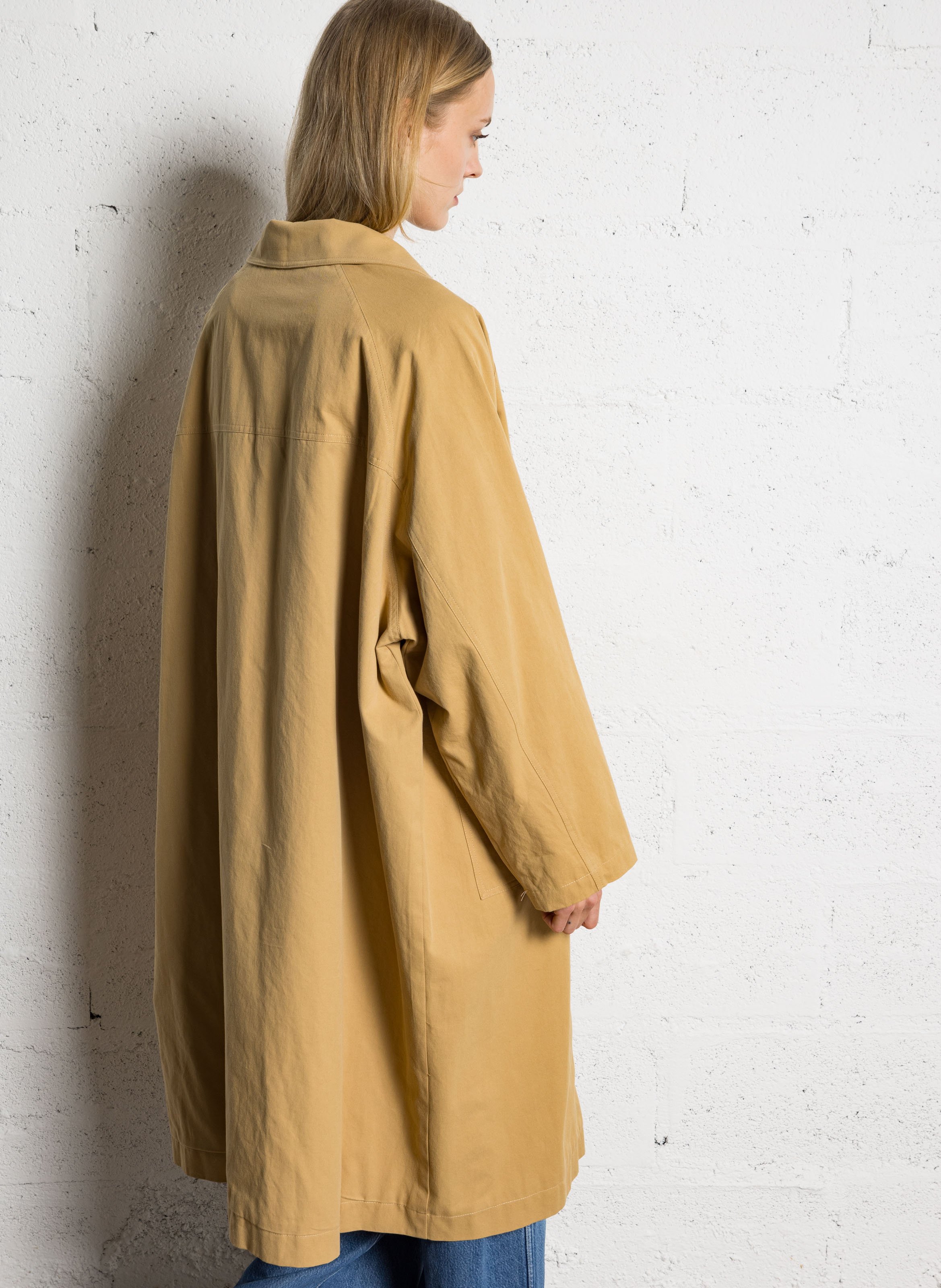 Trench oversize en coton JC SOPHIE Marron