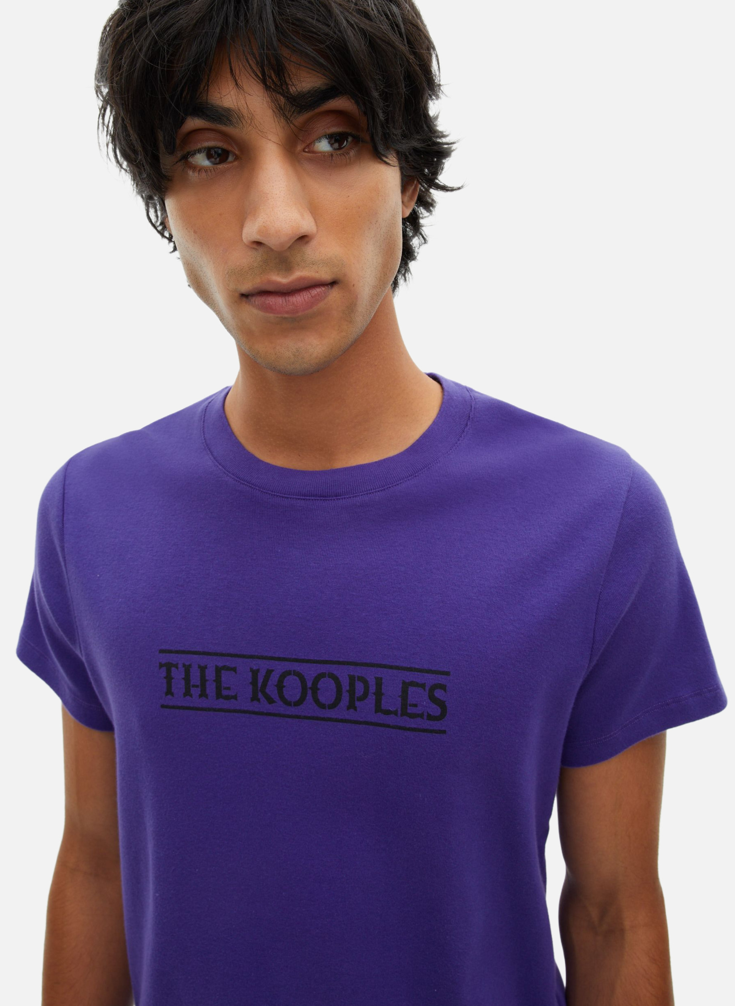 T-shirt with print THE KOOPLES Purple