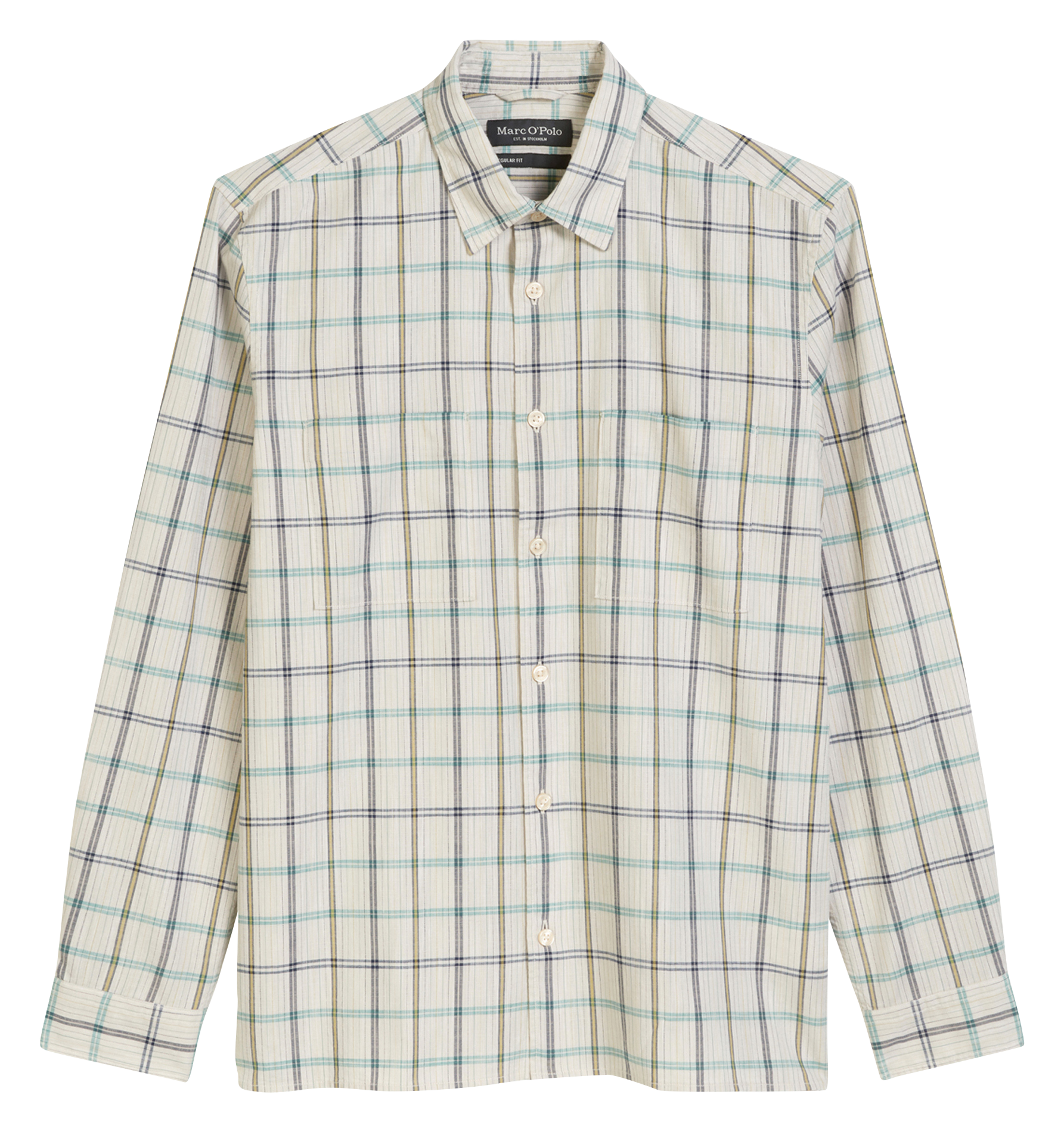 Chemise col classique en coton MARC O'POLO Multicolore