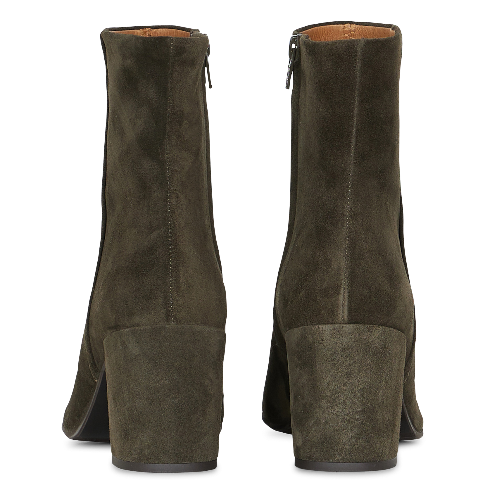 Stiefeletten aus Veloursleder BILLI BI Grun