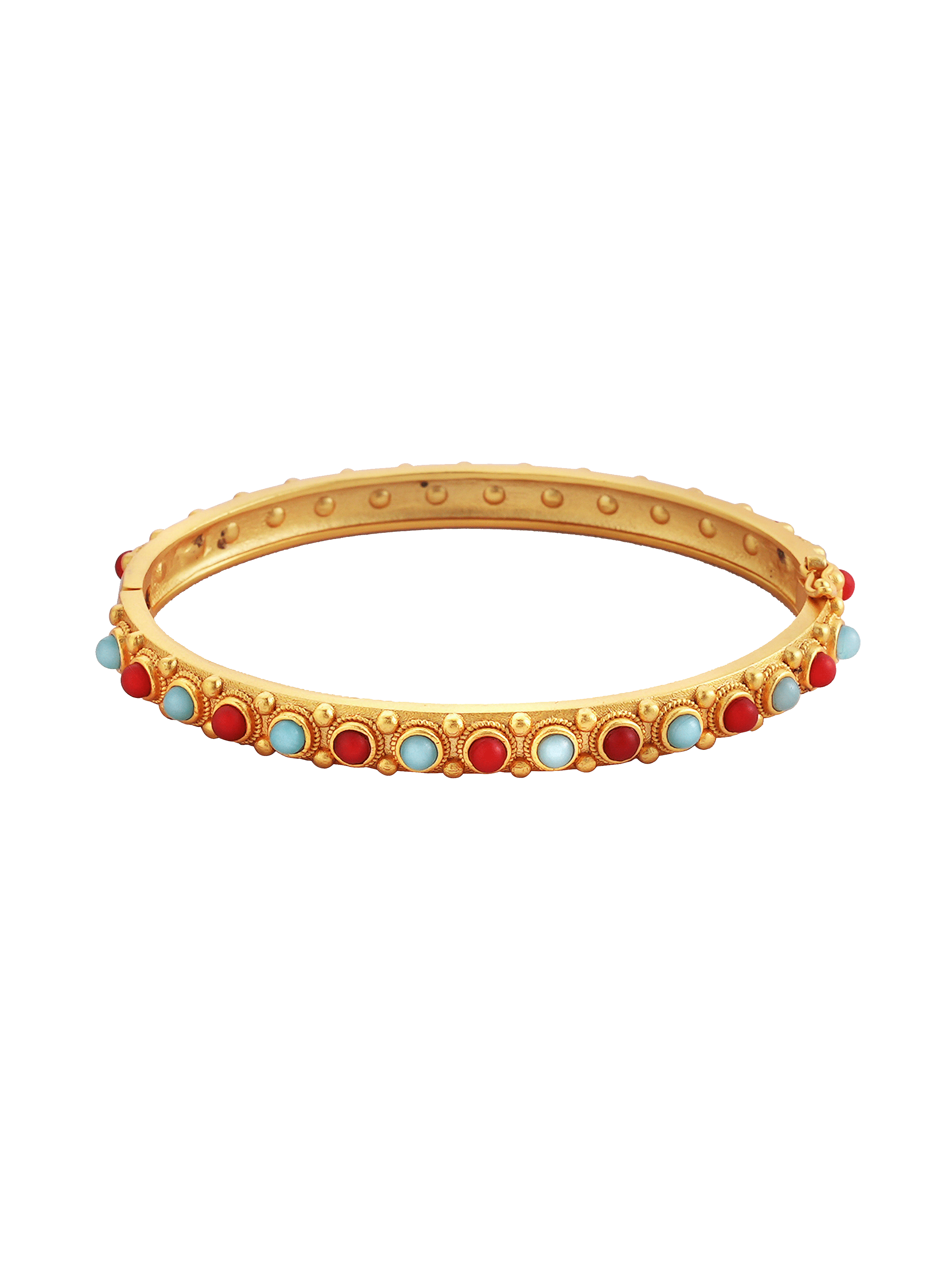 Bangle bracelet adorned with cabochons HIPANEMA Blue
