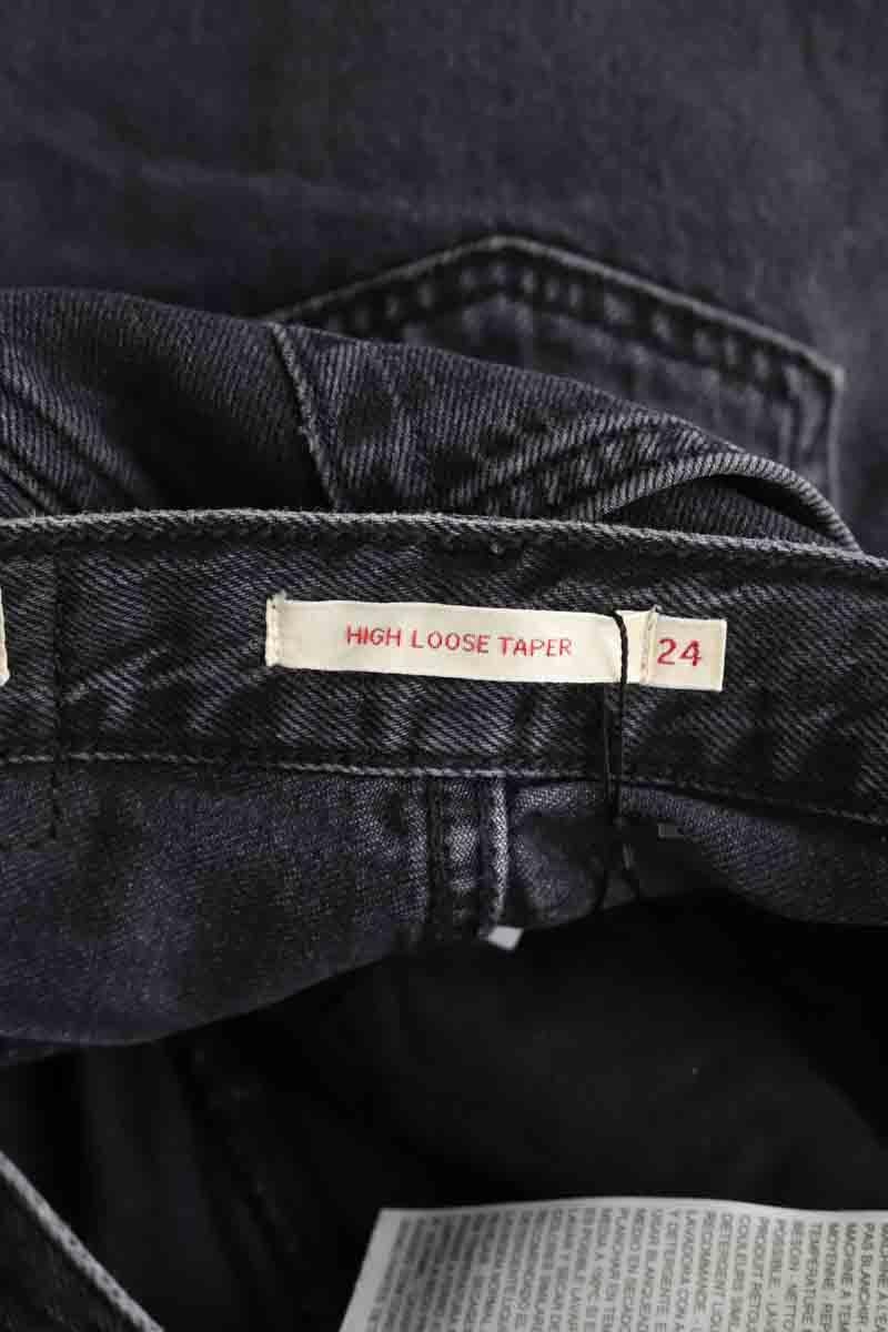 Cotton skinny jeans LEVI'S - Seconde main Black