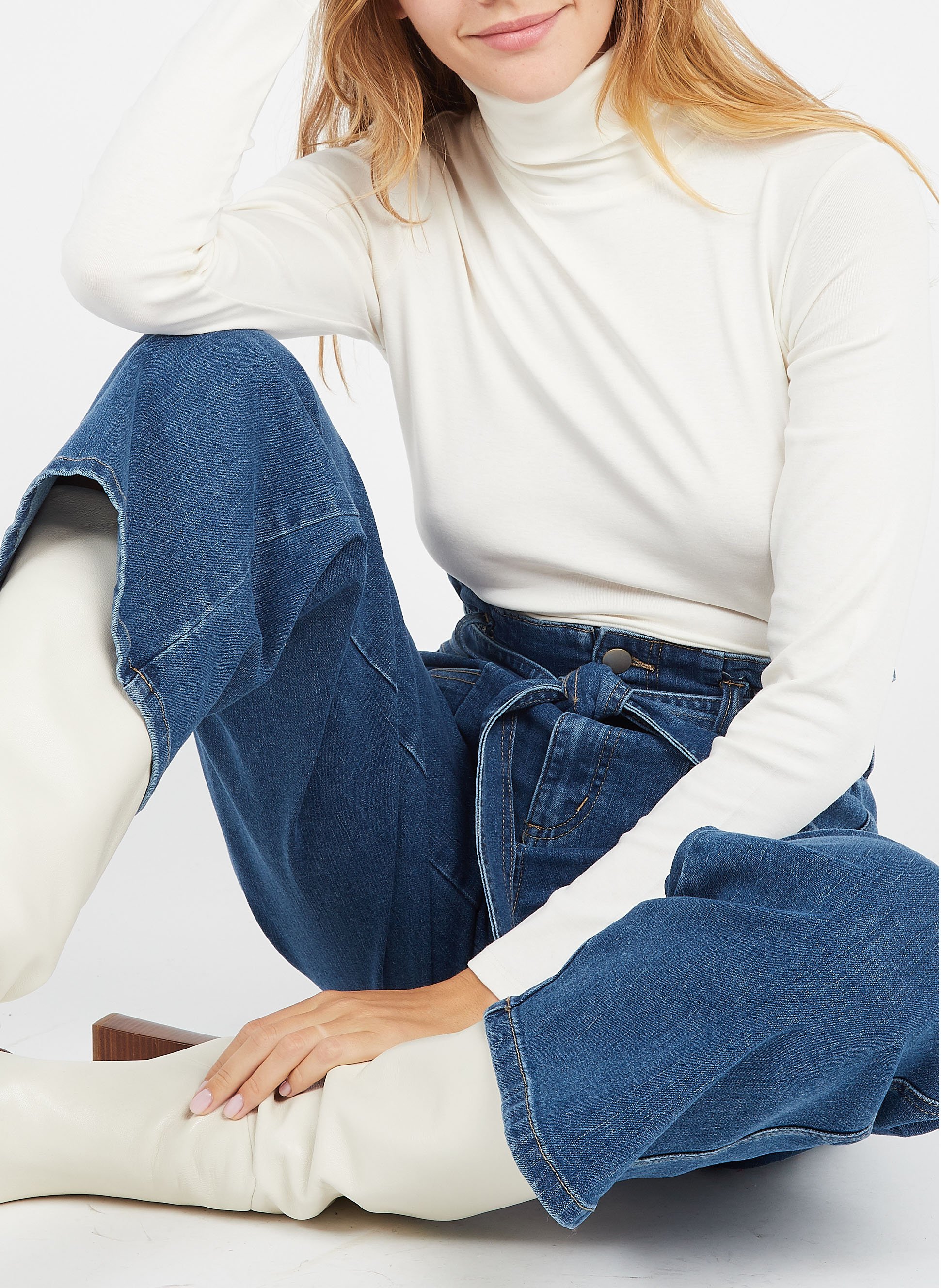 Cotton-blend turtleneck MAISON 123