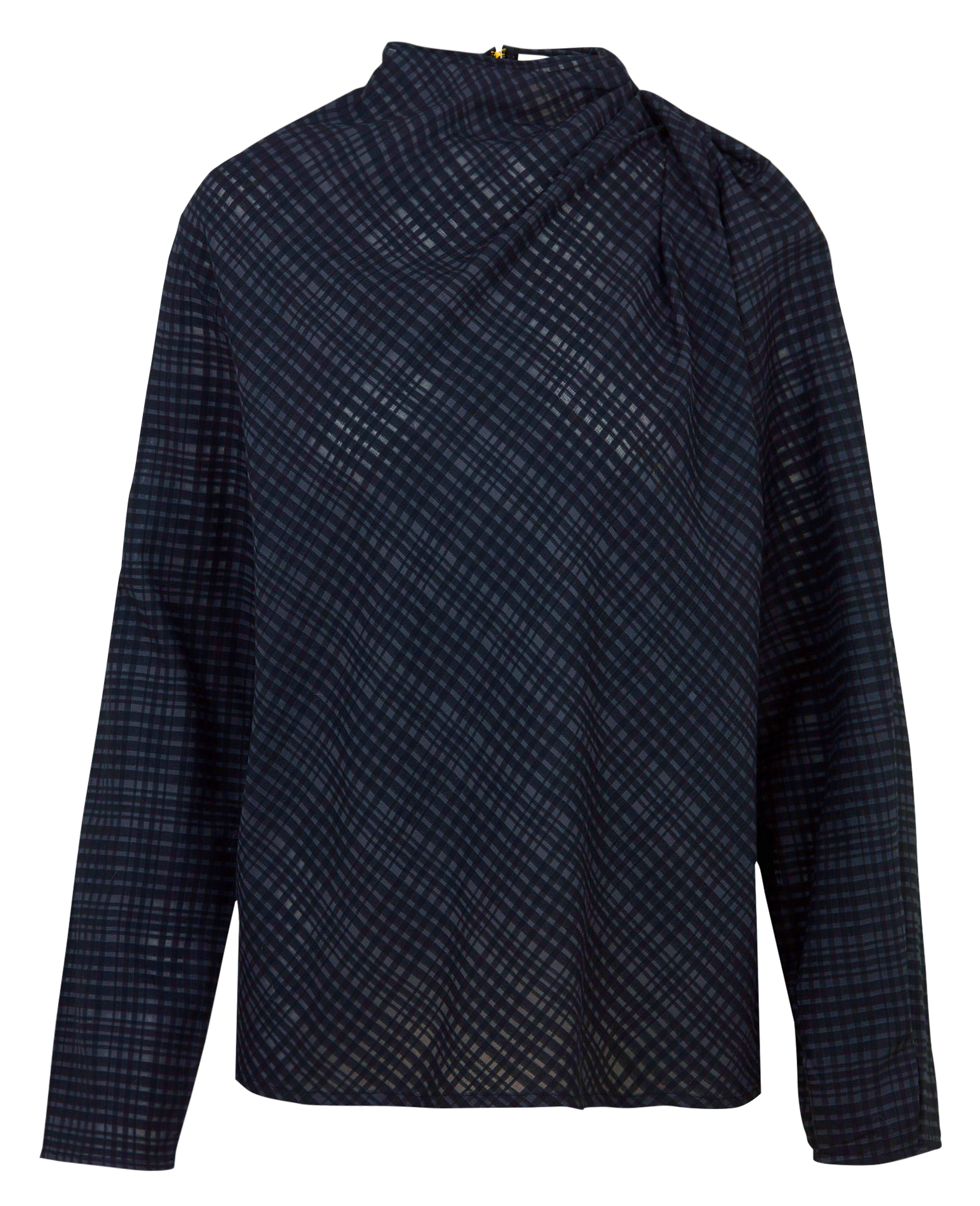 Top col rond en coton THE LABEL EDITION Noir