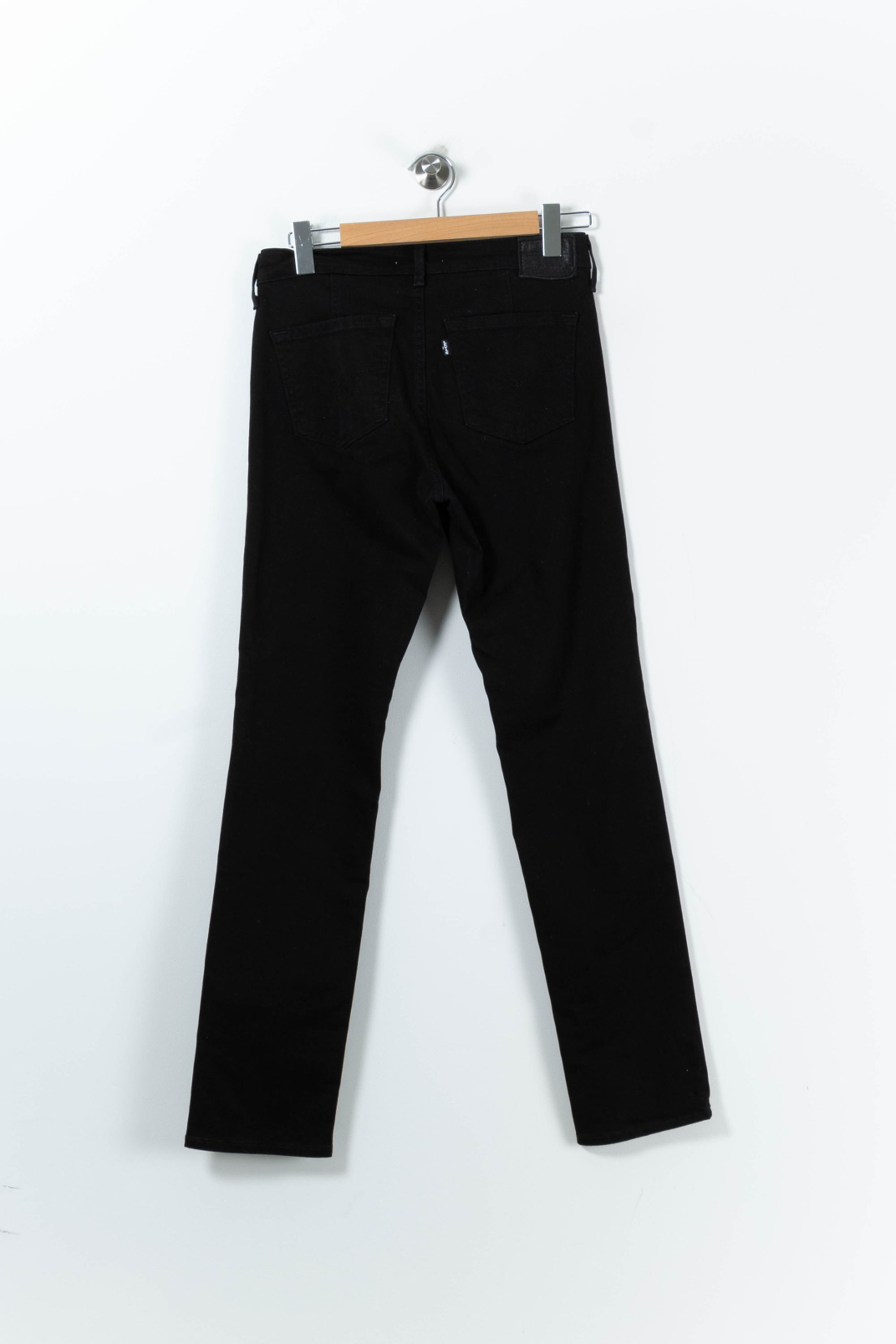 Cropped slim jeans with studs LEVI'S - Seconde main Black