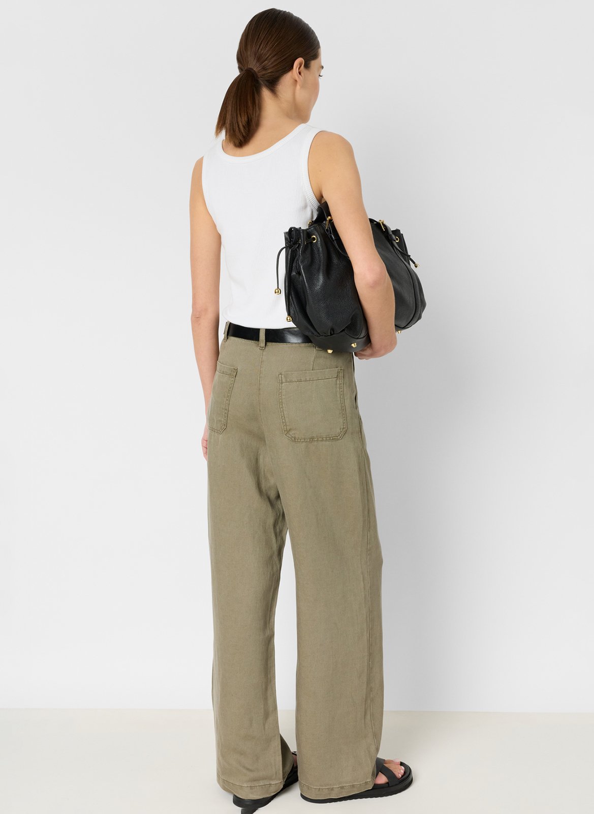 Weit geschnittene Hose GERARD DAREL Khaki