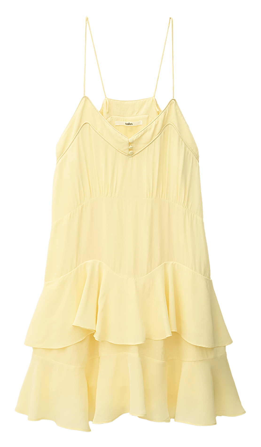 Robe courte col v  BA&SH Beige