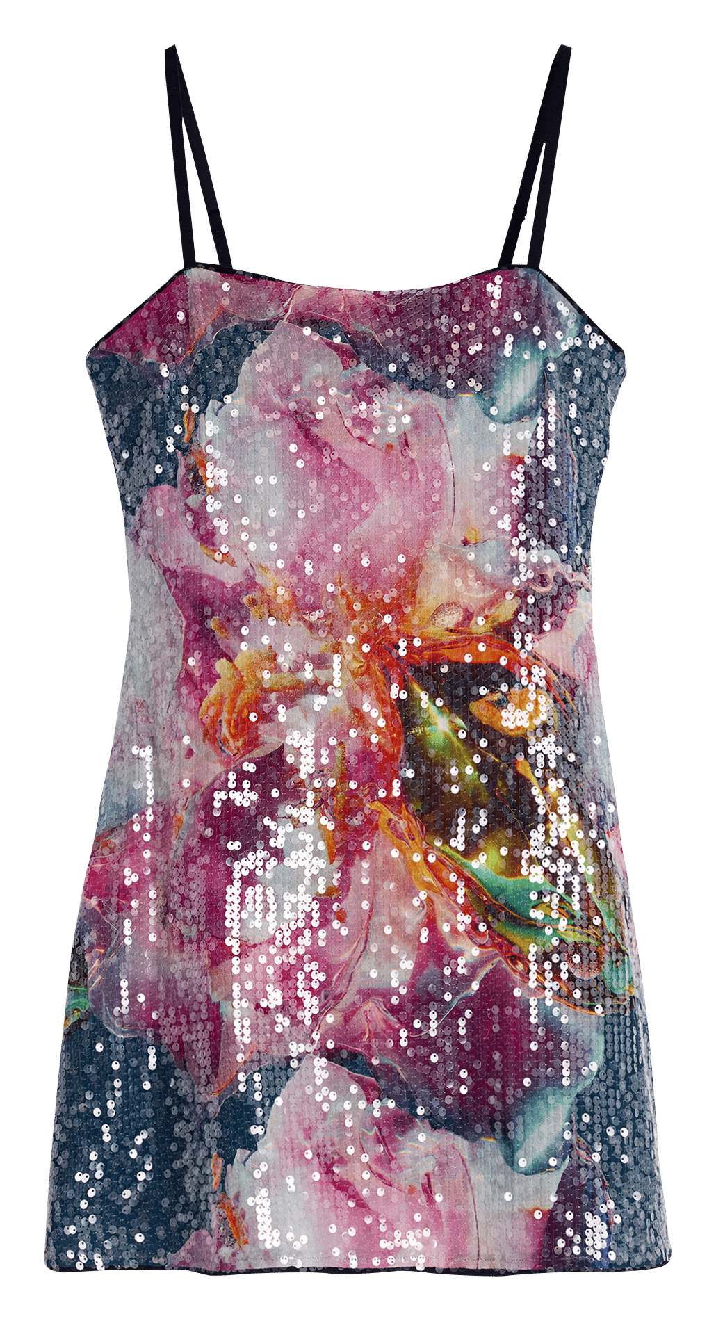 Robe courte à sequins  DESIGUAL Rouge