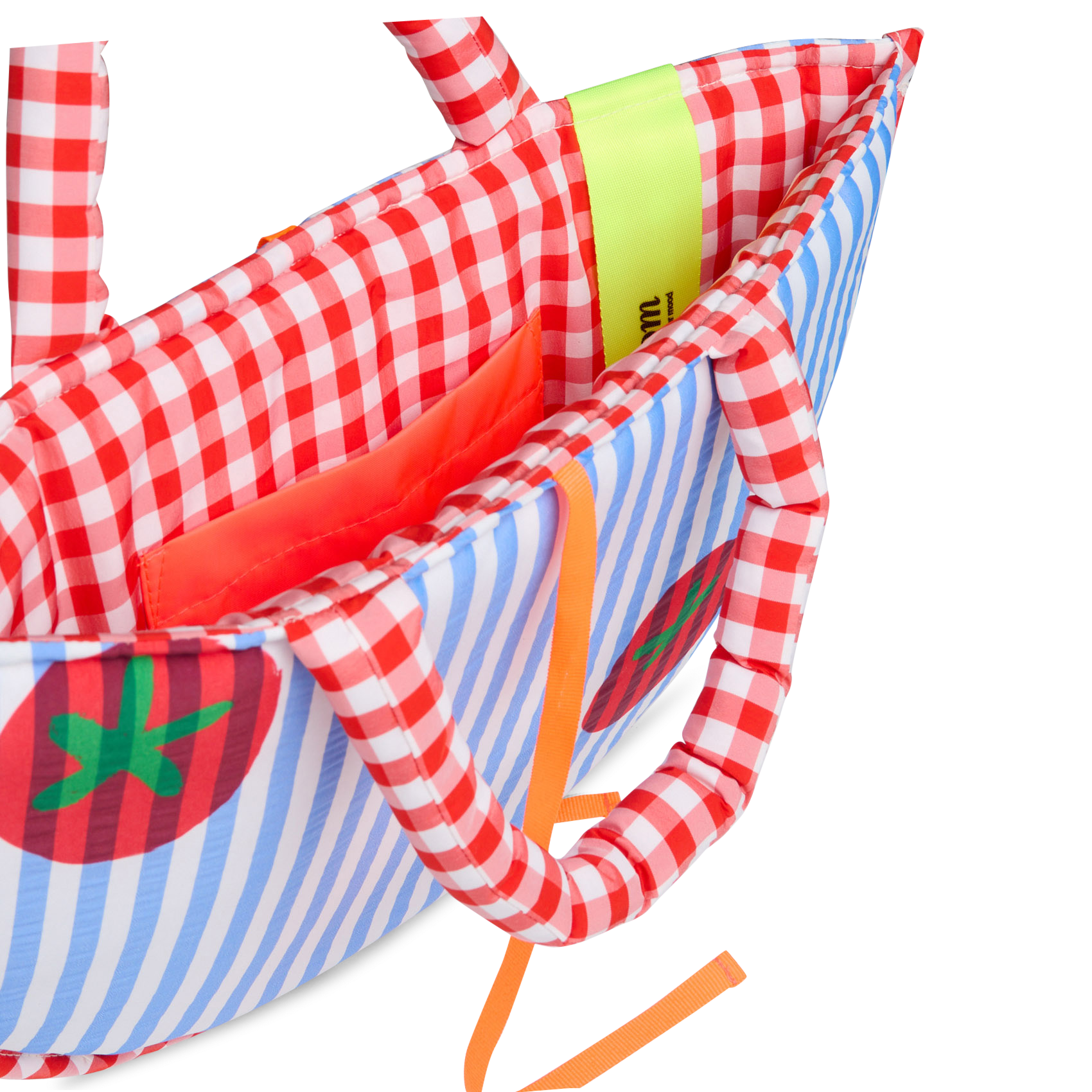 Sac porté main à motifs DR BLOOM Bleu