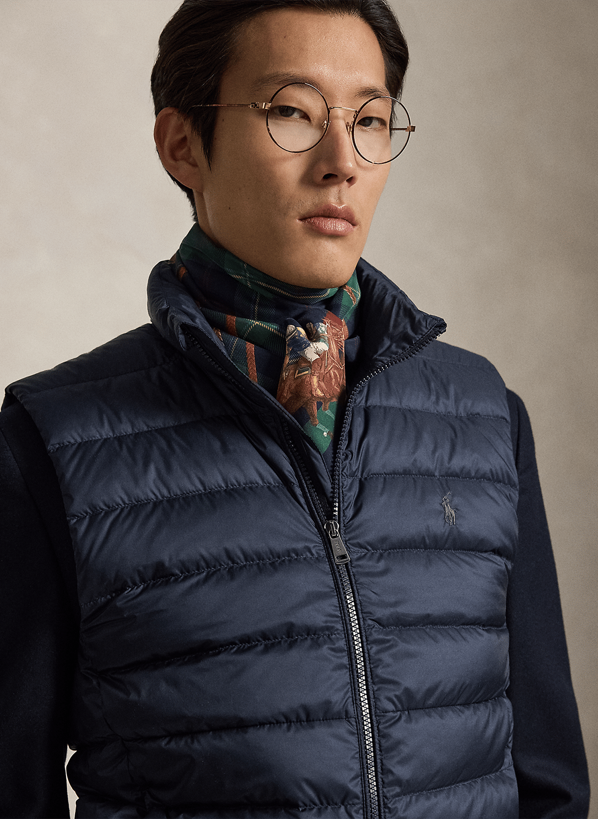 Ärmellose Steppweste POLO RALPH LAUREN Blau