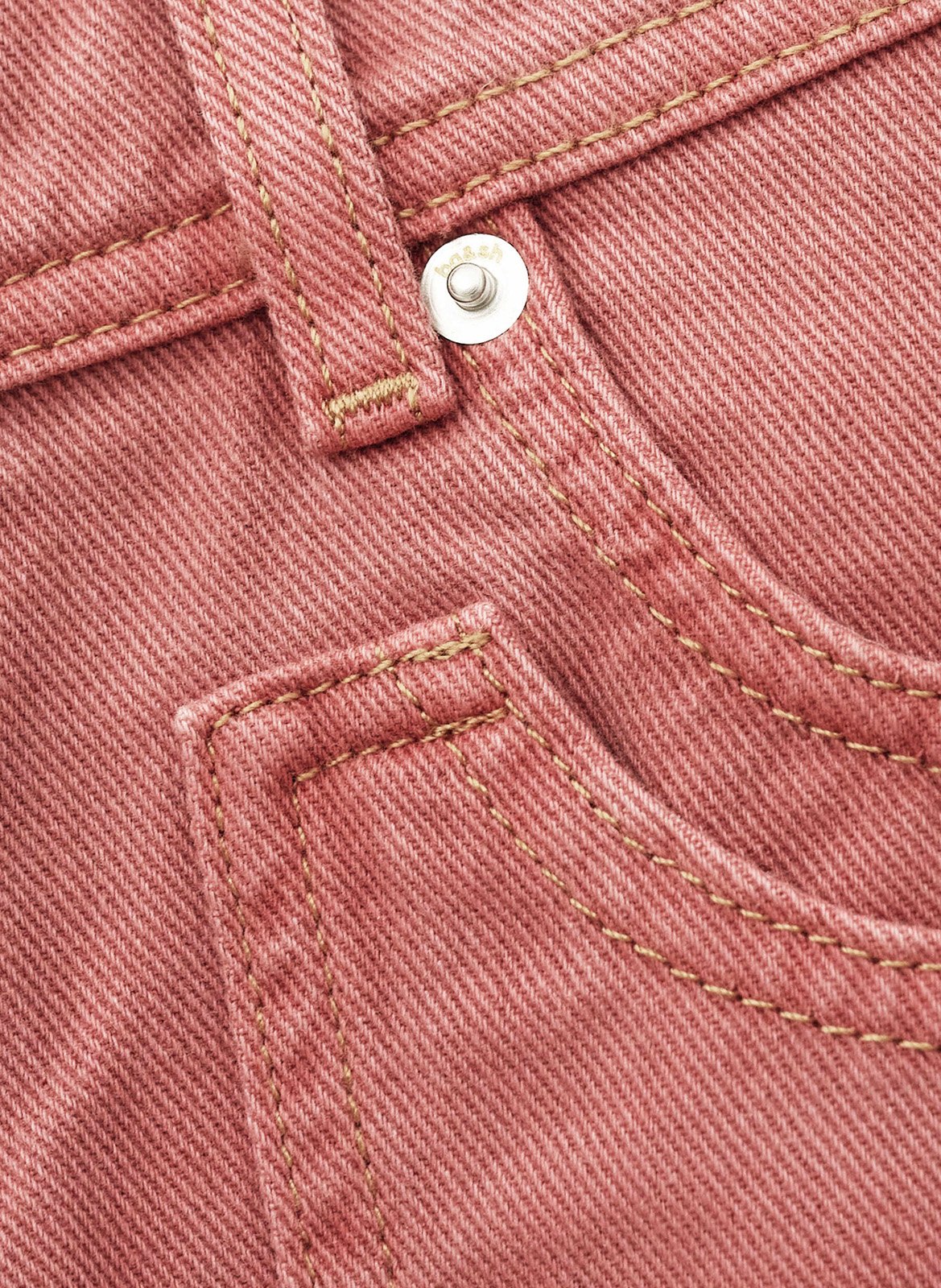 Short droit en coton BA&SH Rose