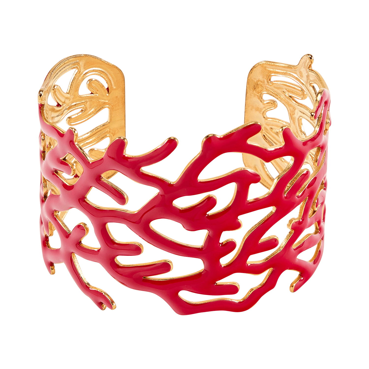Armband aus gemischtem Stahl AU PRINTEMPS PARIS Rot