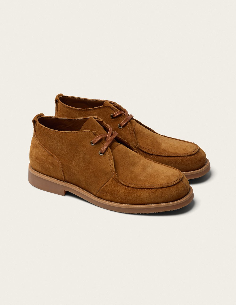 Heeled leather mid-calf boots ODAJE Brown