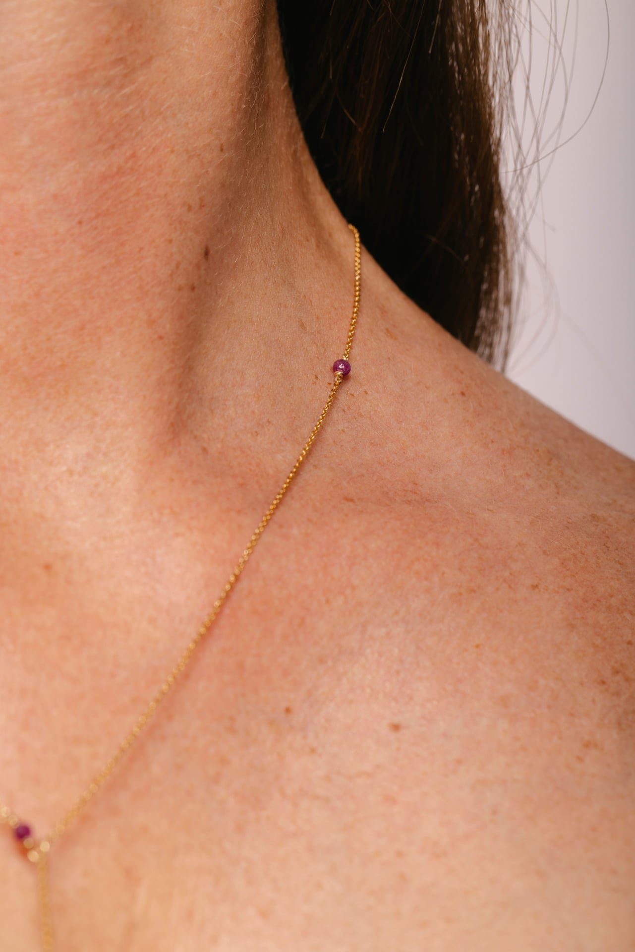 Vice Versa Necklace - Ruby YAY Pink
