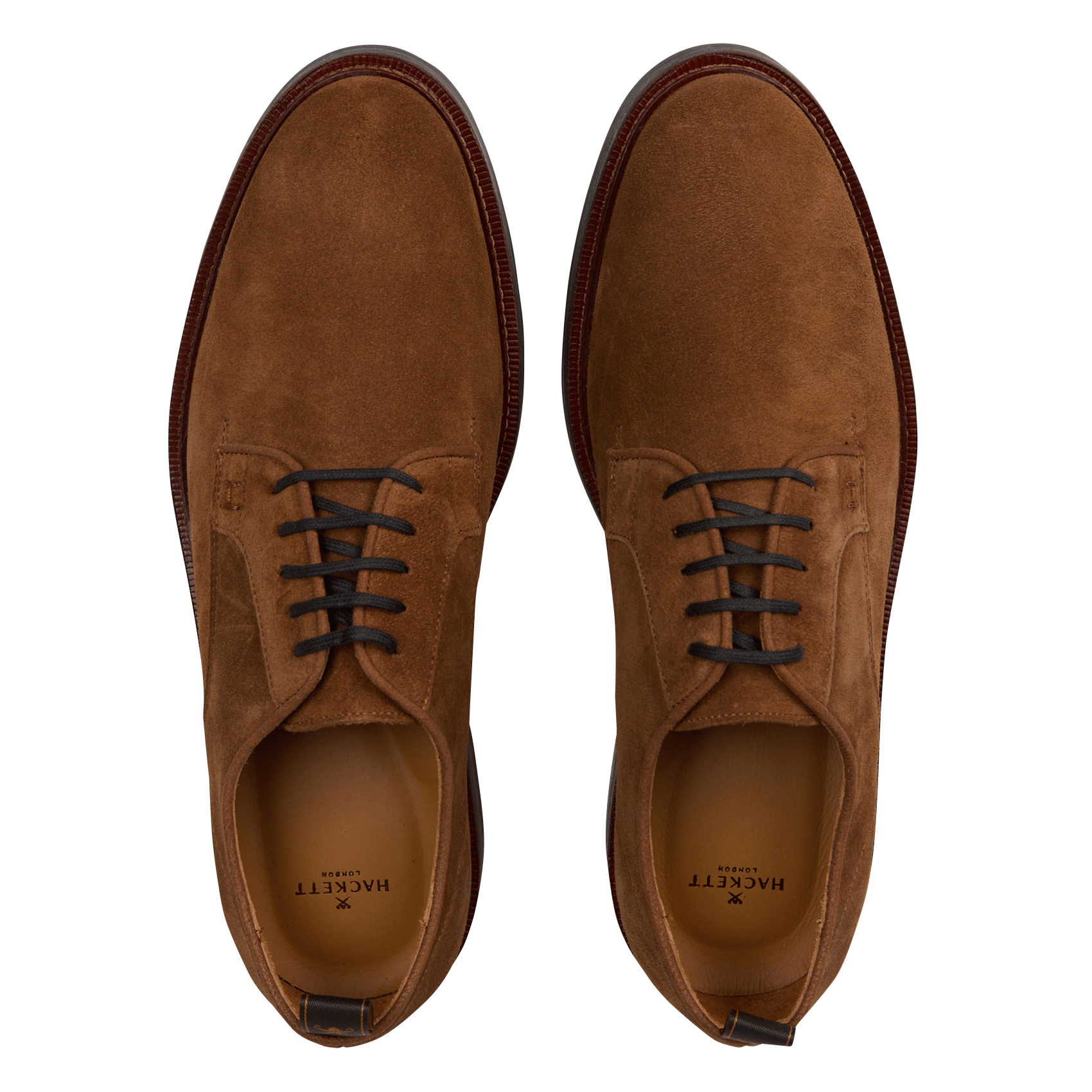 Chaussures de ville en cuir HACKETT Marron