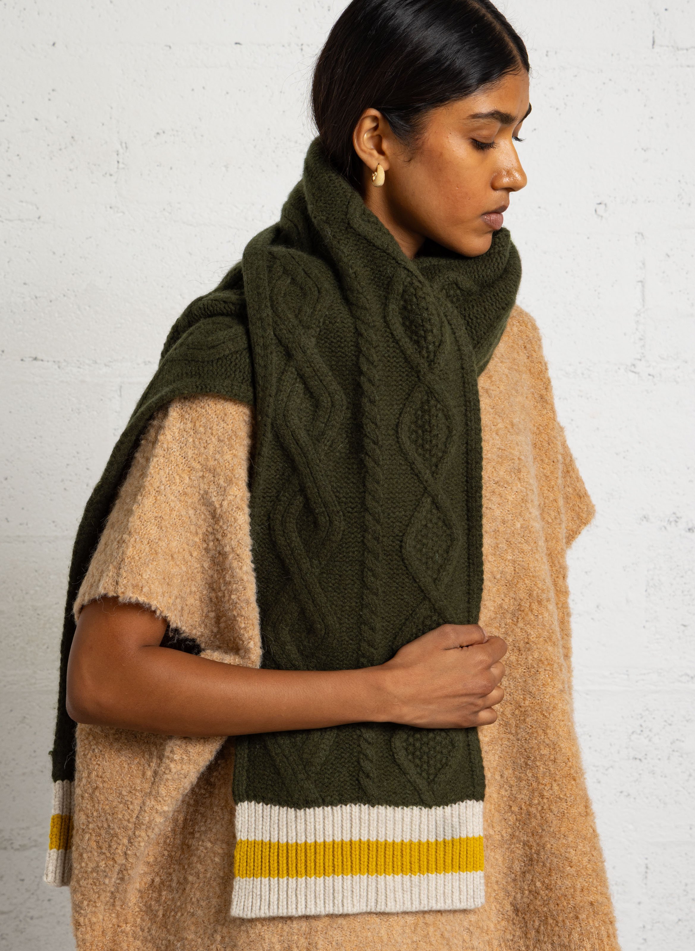 Echarpe en laine LEON & HARPER