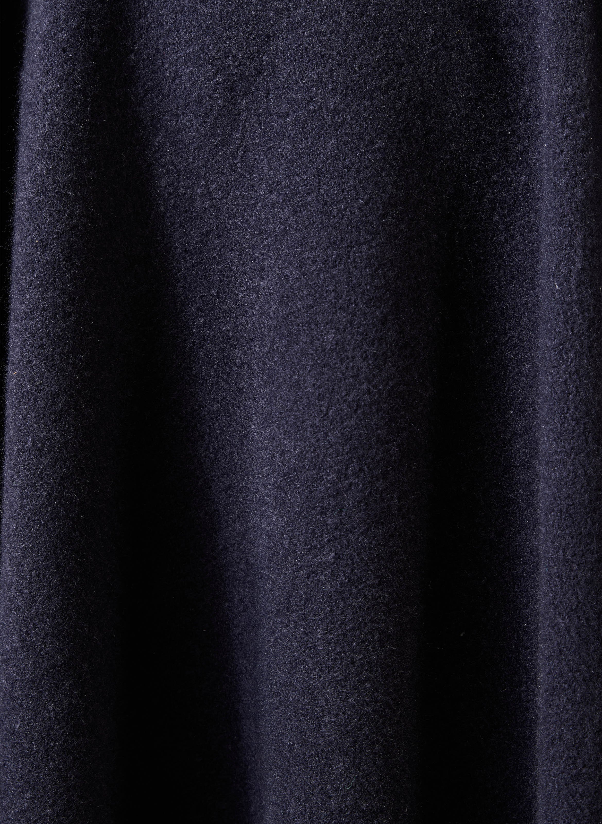 Weiter Poncho mit Fransen LA FEE MARABOUTEE Blau