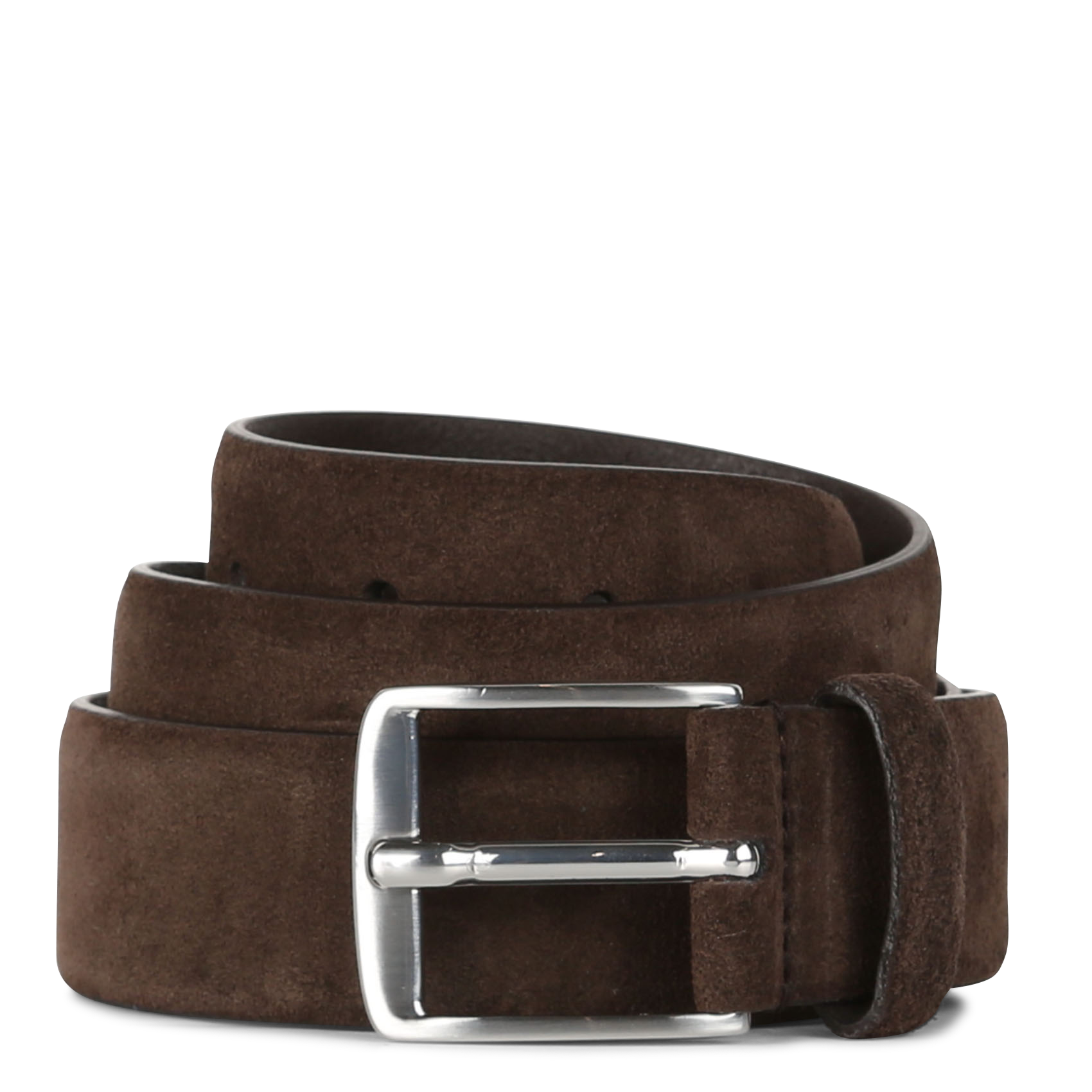 Leather belt with buckle AU PRINTEMPS PARIS Brown