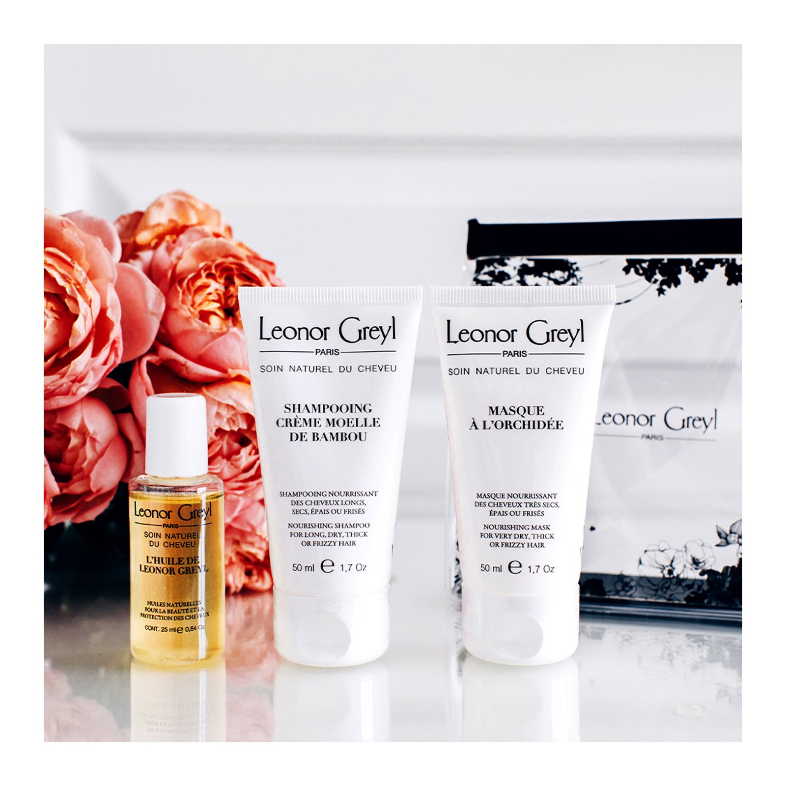 Weekendset in etui - Zeer droog haar LEONOR GREYL No color