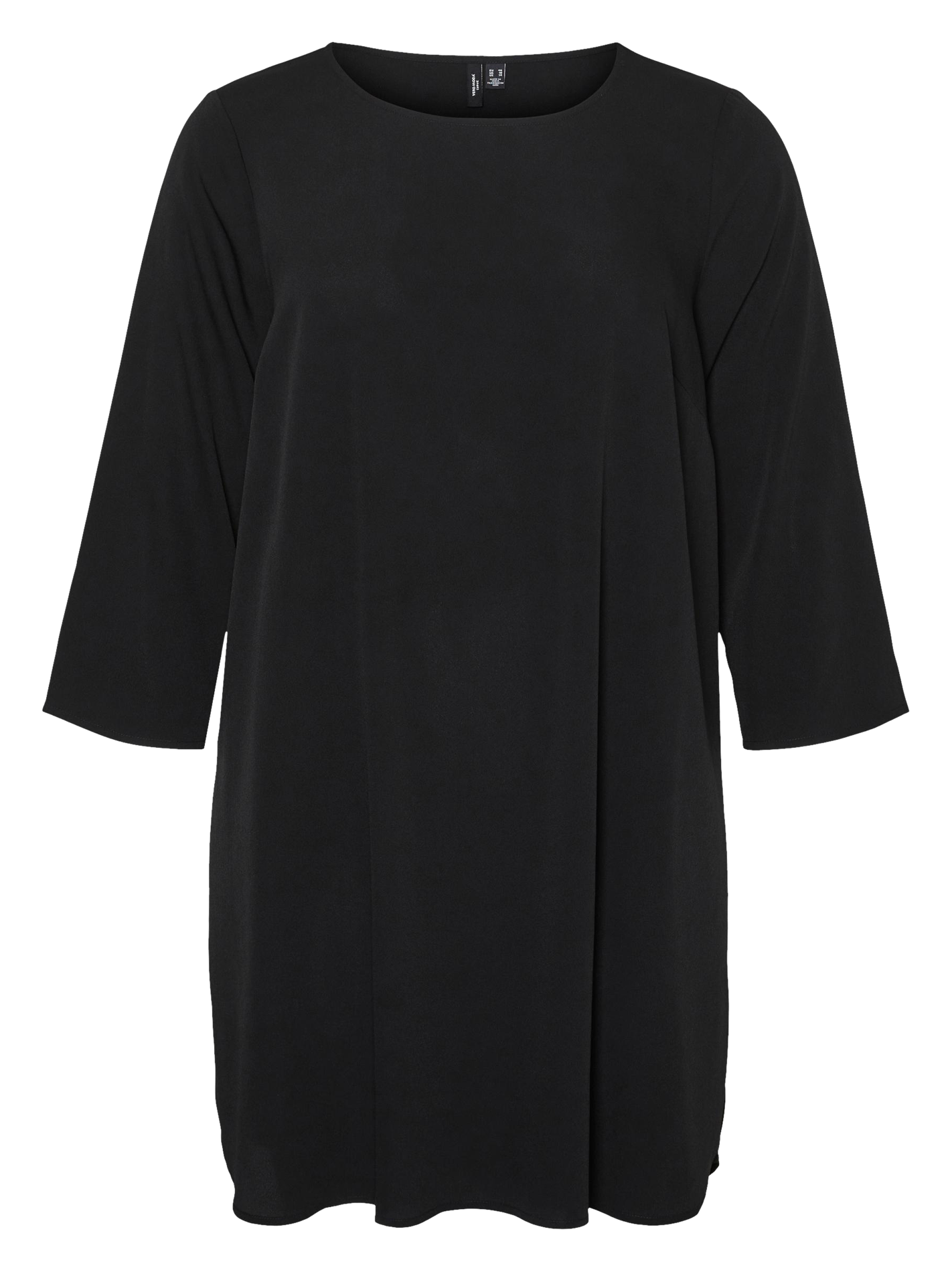 Robe courte col rond  VERO MODA CURVE Noir