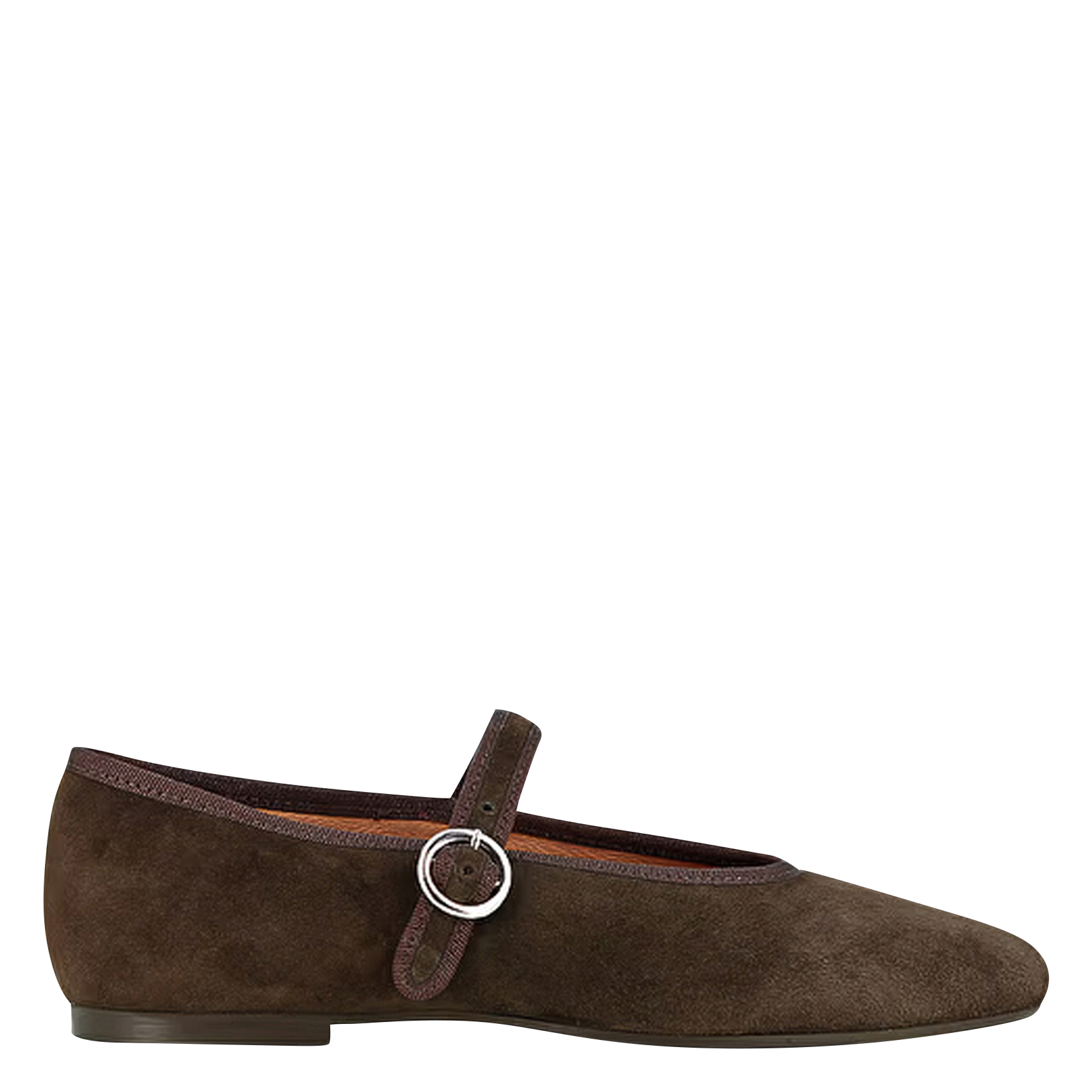 Suede ballet pumps JONAK Brown