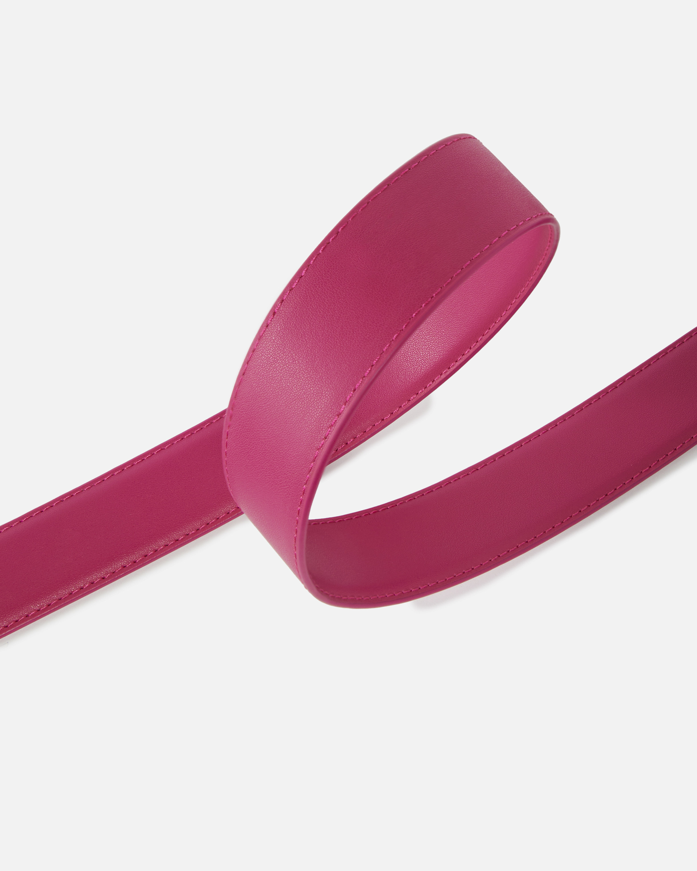 Ceinture love birds en cuir 3cm PINKO Rose