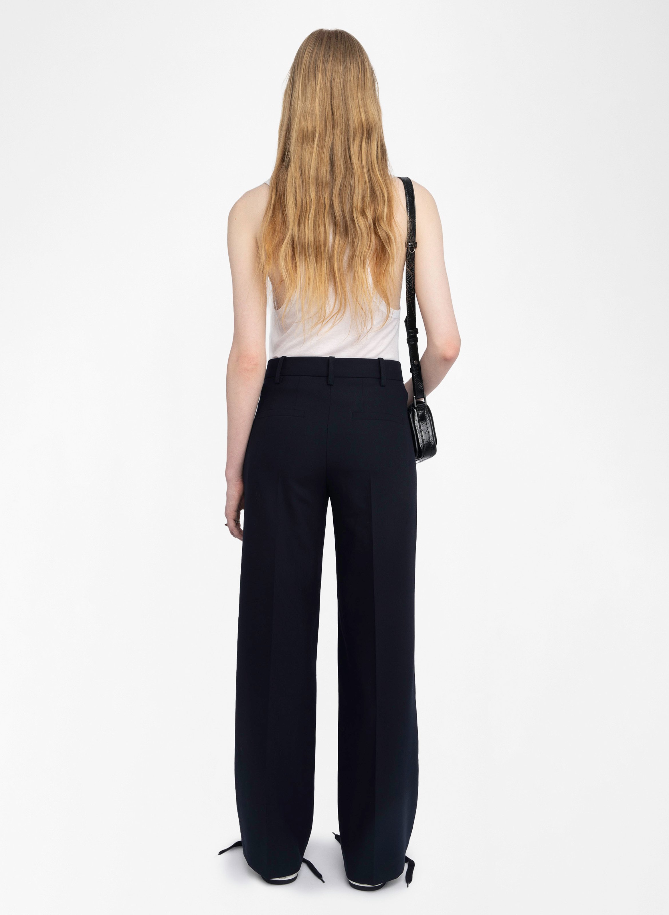 Pantalon large avec strass ZADIG&VOLTAIRE Bleu