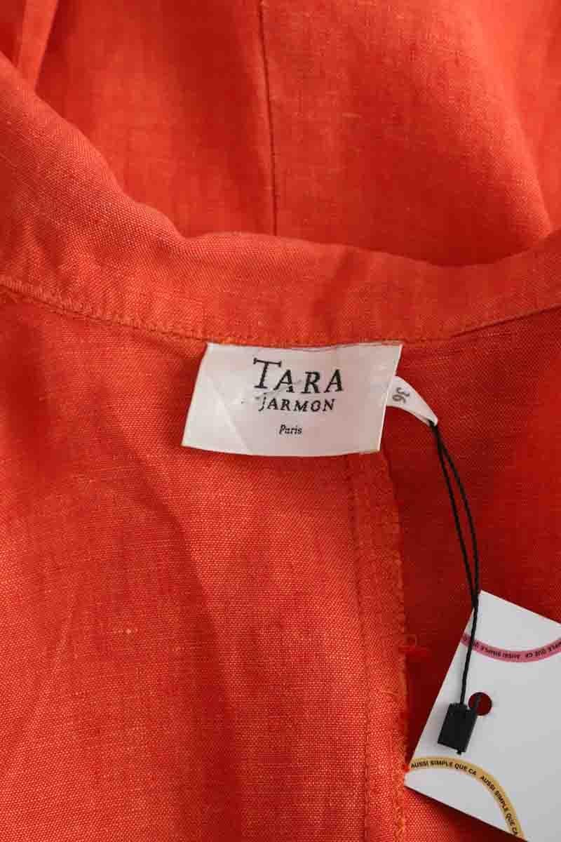 Linen dress TARA JARMON - Seconde Main Orange