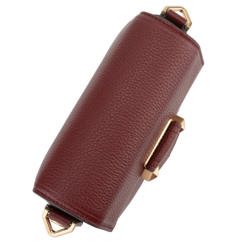 Handbag - cowhide leather POURCHET Red