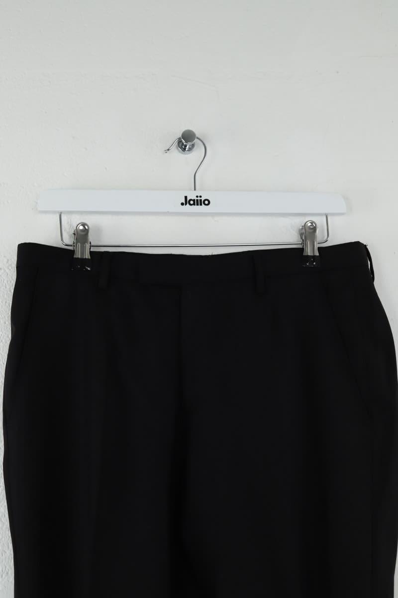 Bandol straight woollen trousers BOSS - SECONDE MAIN Black