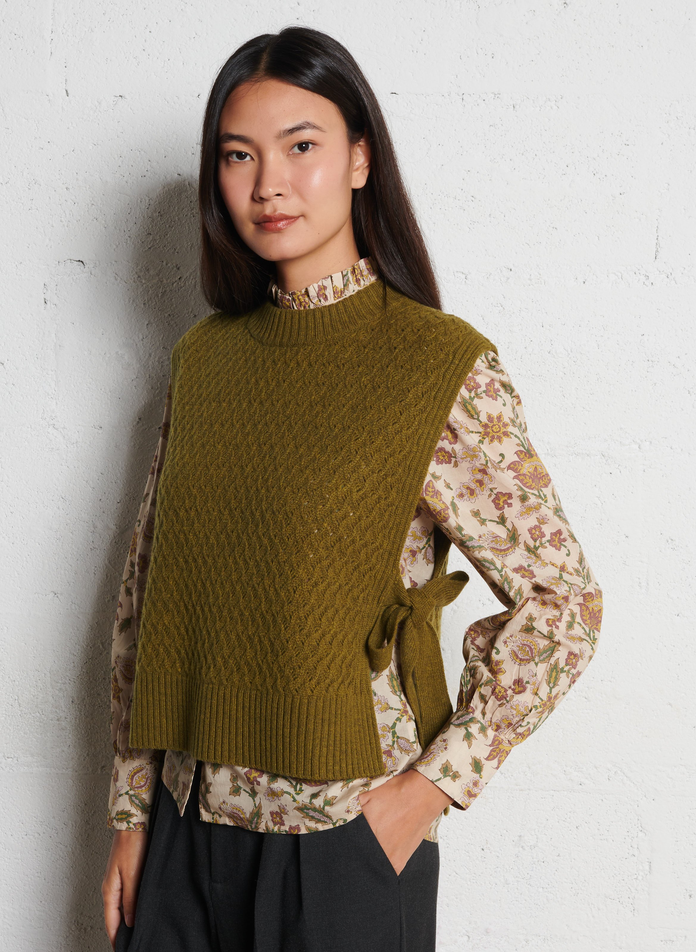 Round-neck wool sweater PETITE MENDIGOTE