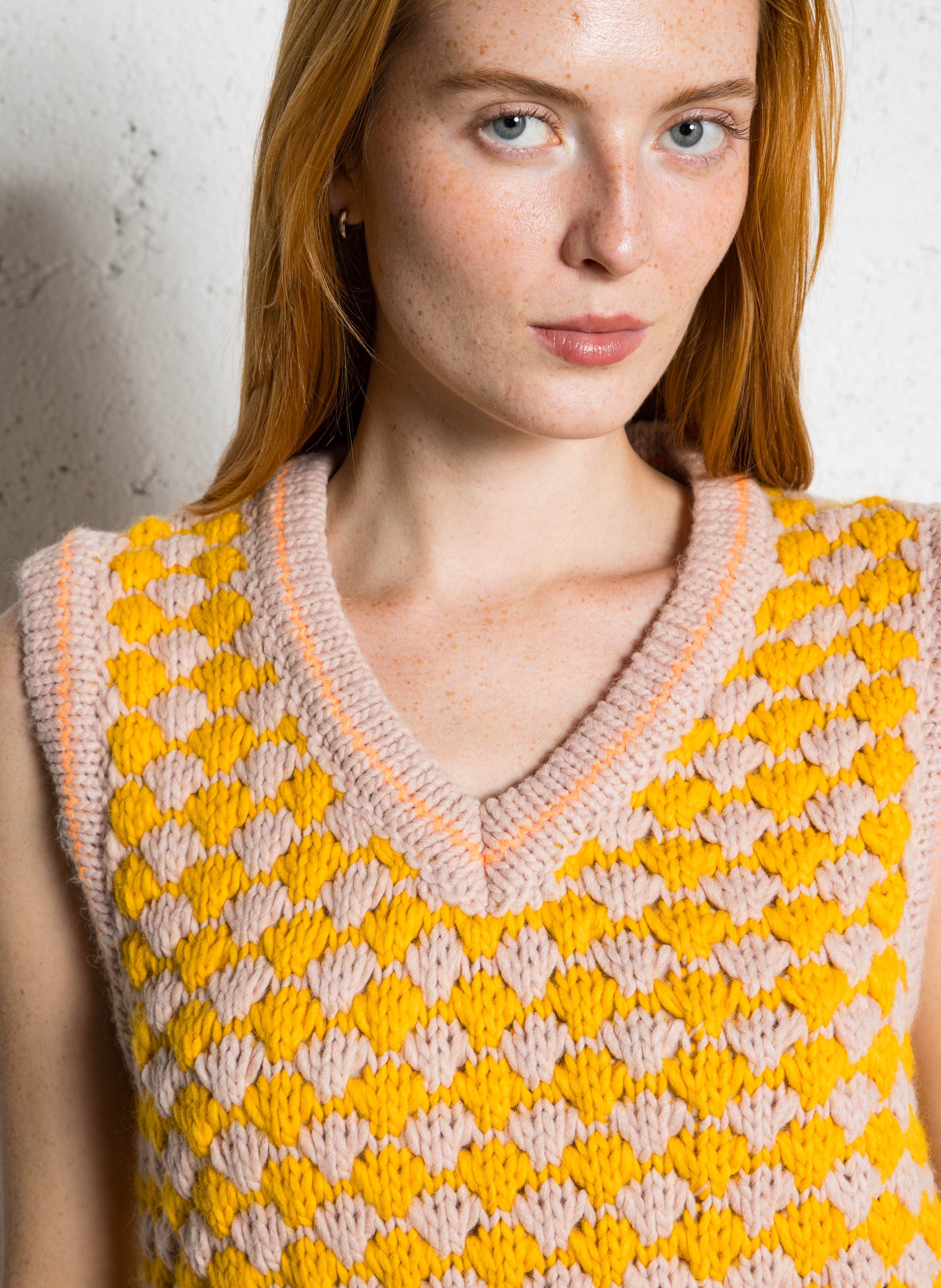 Pull oversize col V  DR BLOOM Rose