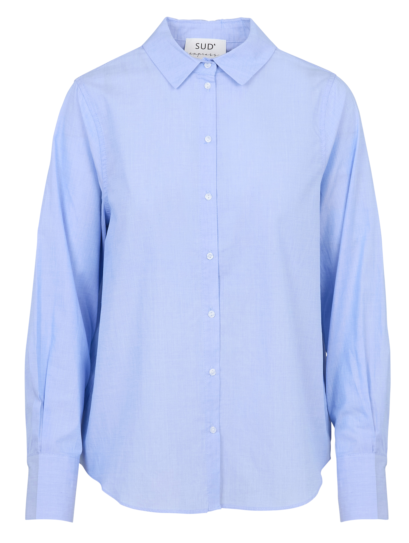Blouse met klassieke kraag SUD EXPRESS Blauw